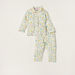 Juniors Butterfly Print Long Sleeve Shirt and Pyjama Set-Pyjama Sets-thumbnail-0