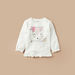 Juniors Floral Applique Detail T-shirt and Pyjama Set-Pyjama Sets-thumbnailMobile-1