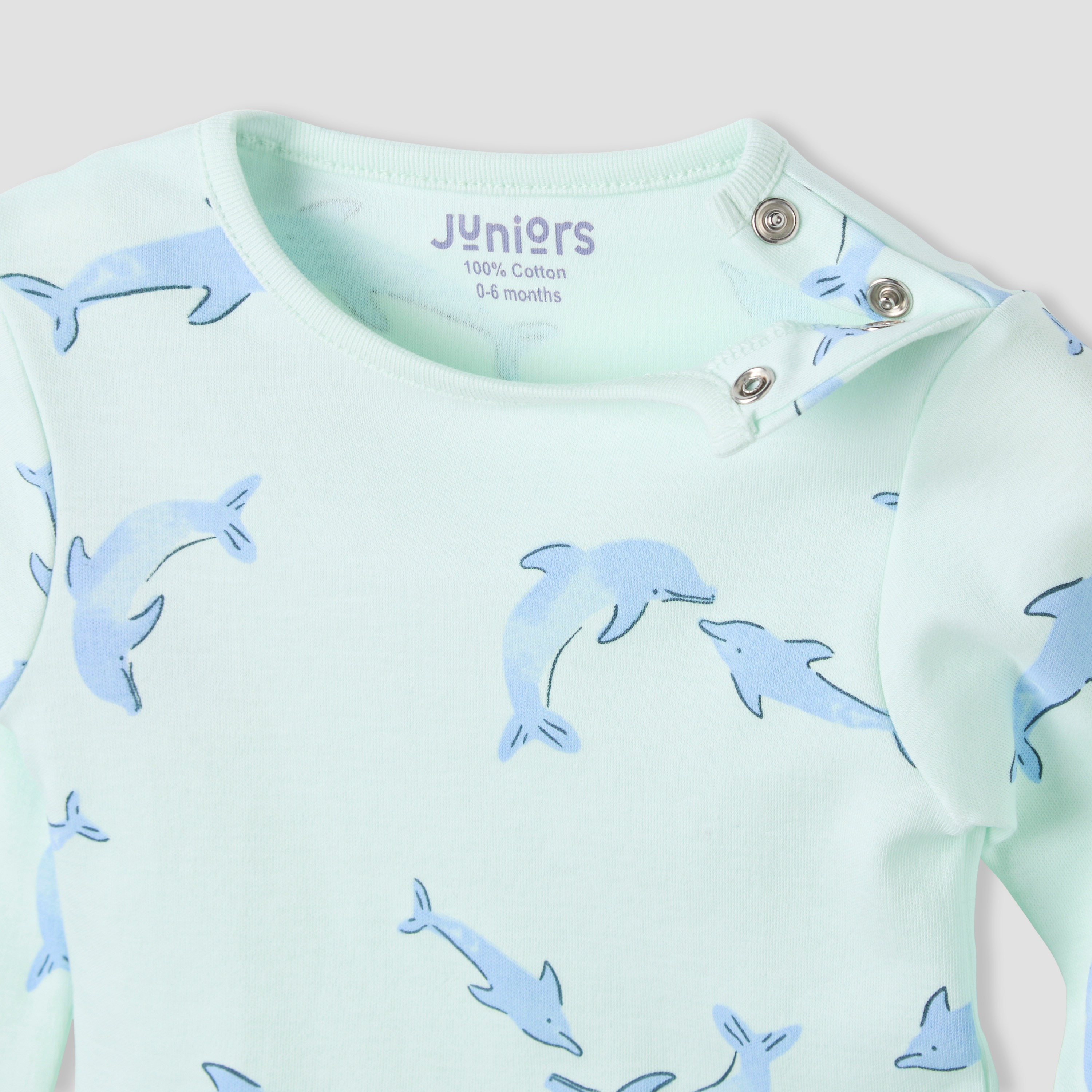 Juniors Pyjama Set with Bear Print - Cotton - Long Sleeves - Round Neck-baby-boys-clothing-nightwear-pyjamasets-image-4