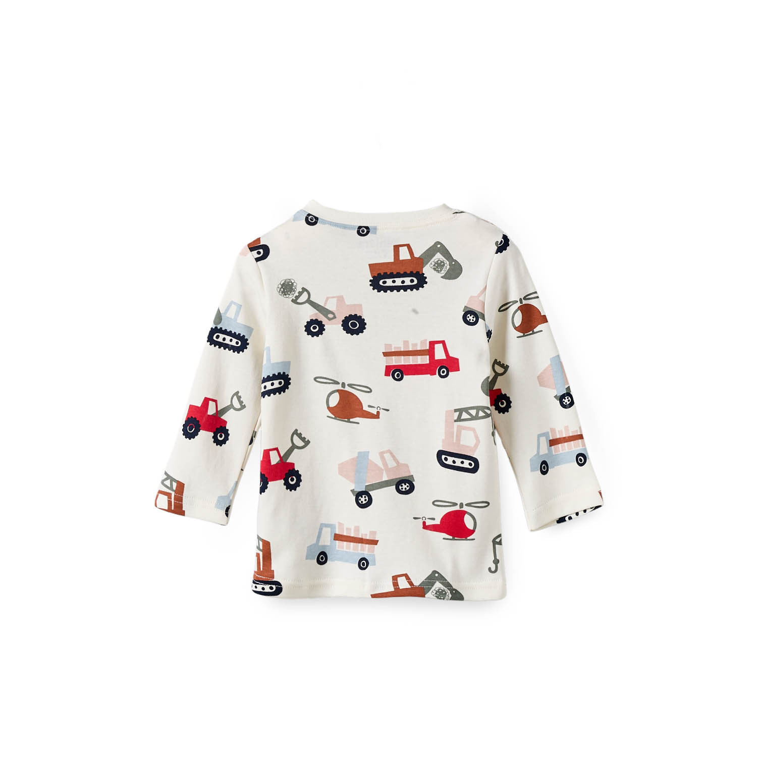 Juniors Cotton Crew Neck Long Sleeves Pyjama Set with Vehicle Set-baby-boys-clothing-nightwear-pyjamasets-image-5
