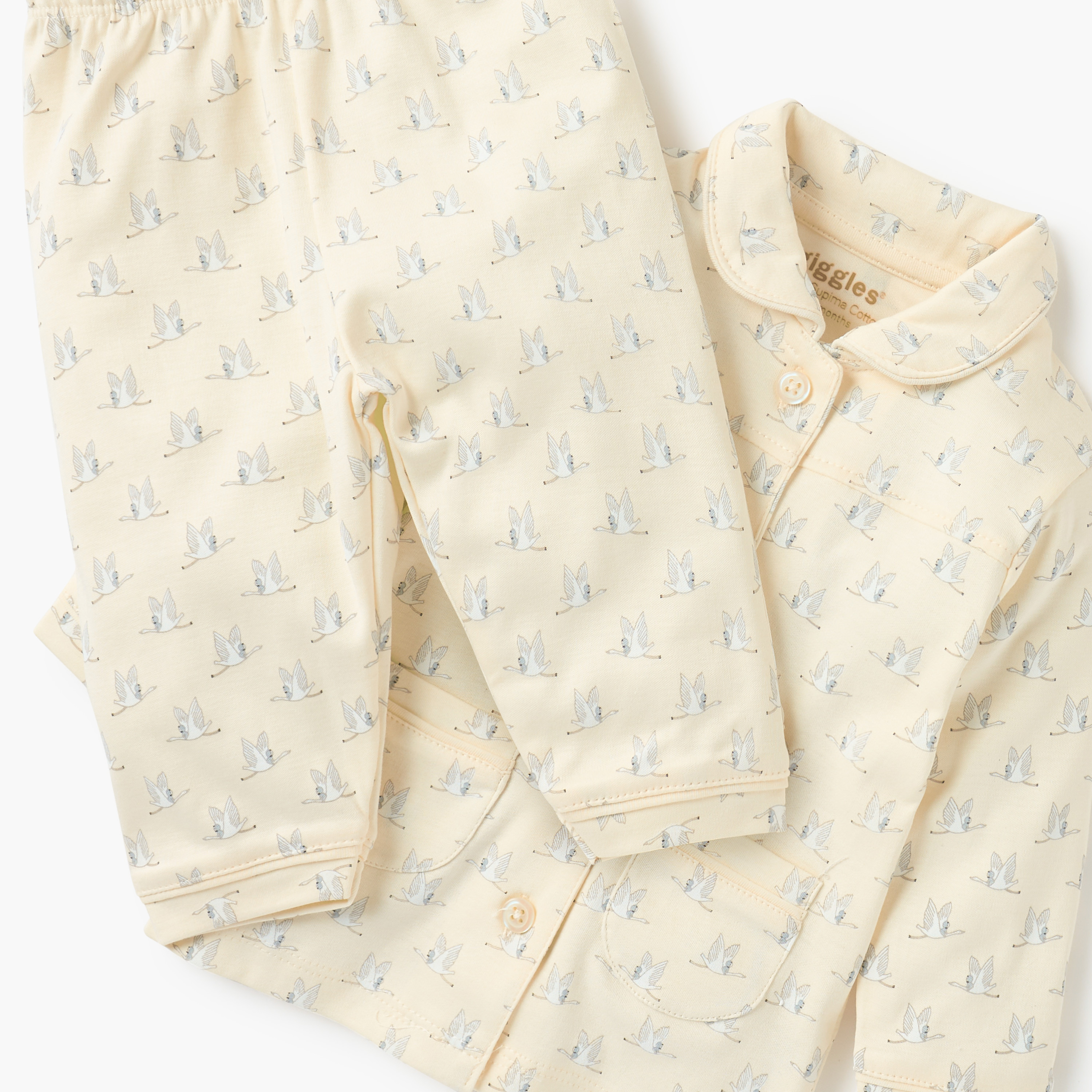 Giggles Printed Shirt and Pyjama Set-baby-girls-clothing-nightwear-pyjamasets-image-5