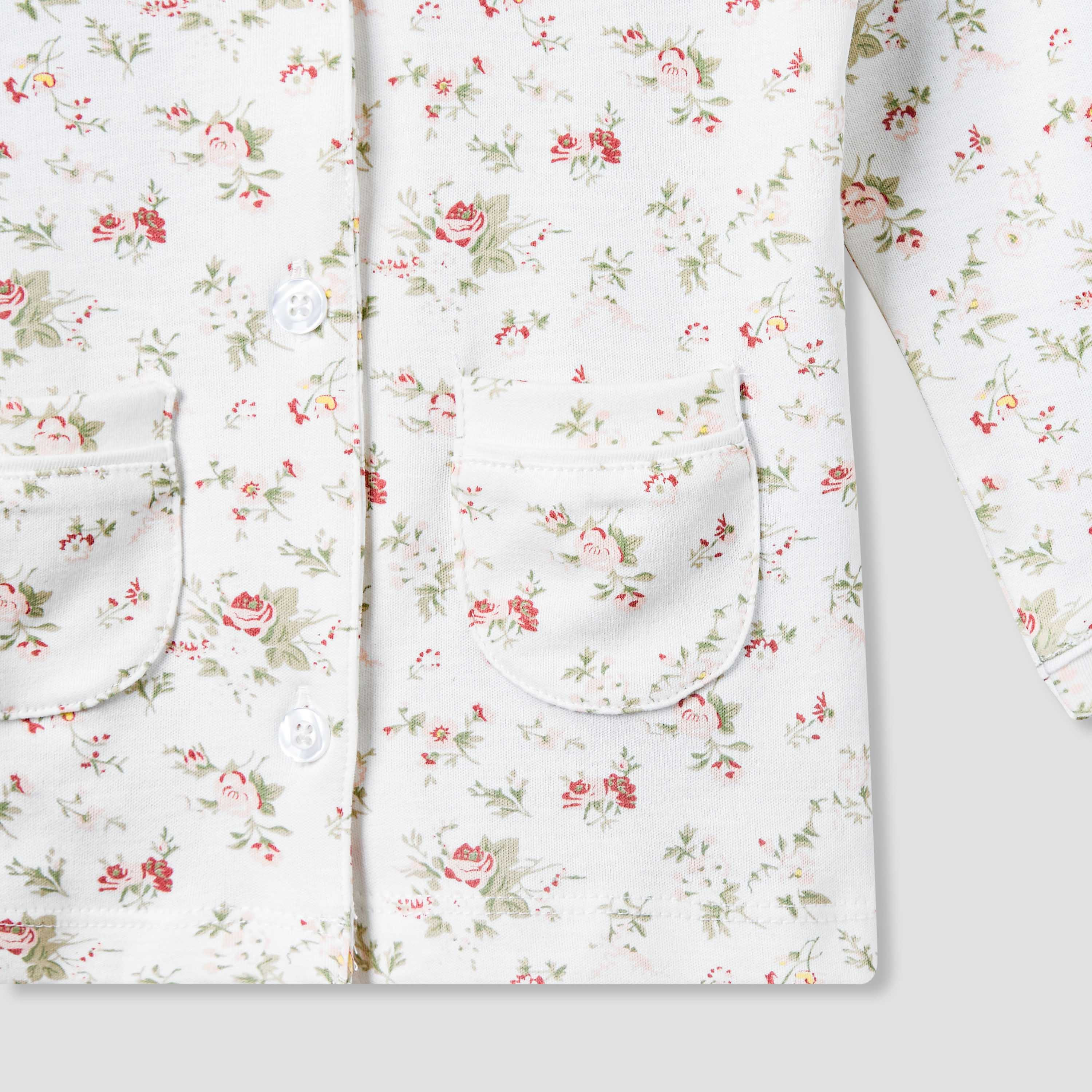 Giggles Cotton Peter Pan Collar Long Sleeves Pyjama Set with Floral Print-baby-girls-clothing-nightwear-pyjamasets-image-5
