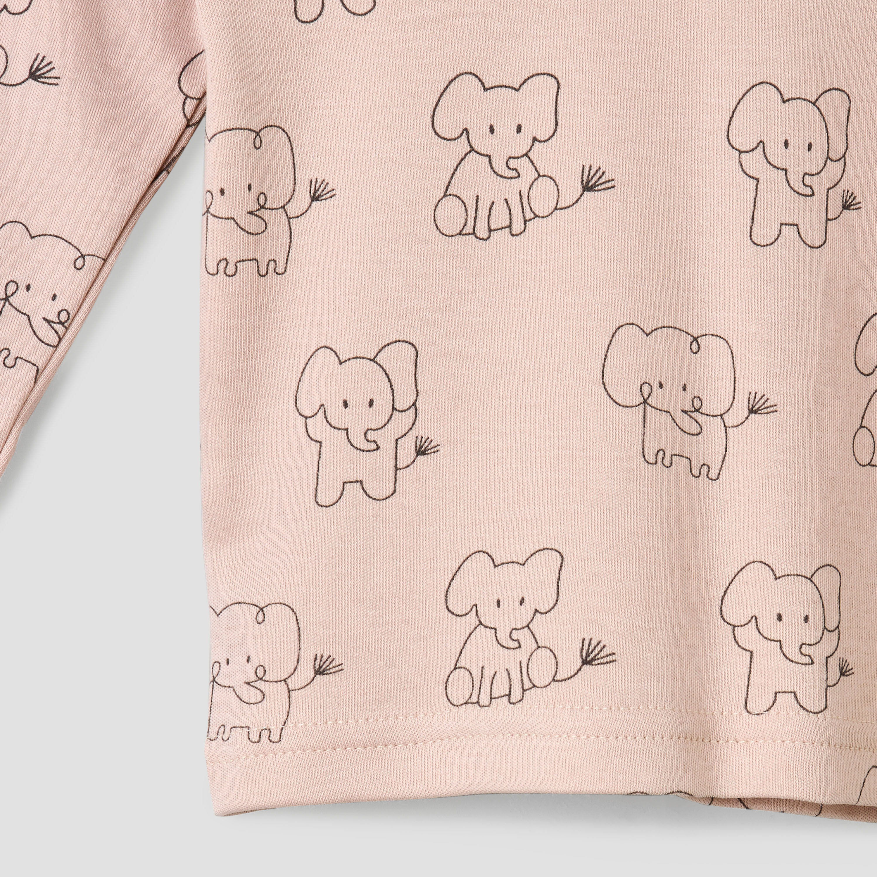 Pack of 4 Juniors Cotton Long Sleeves Pyjama Set with Elephant Print-baby-boys-clothing-nightwear-pyjamasets-image-12