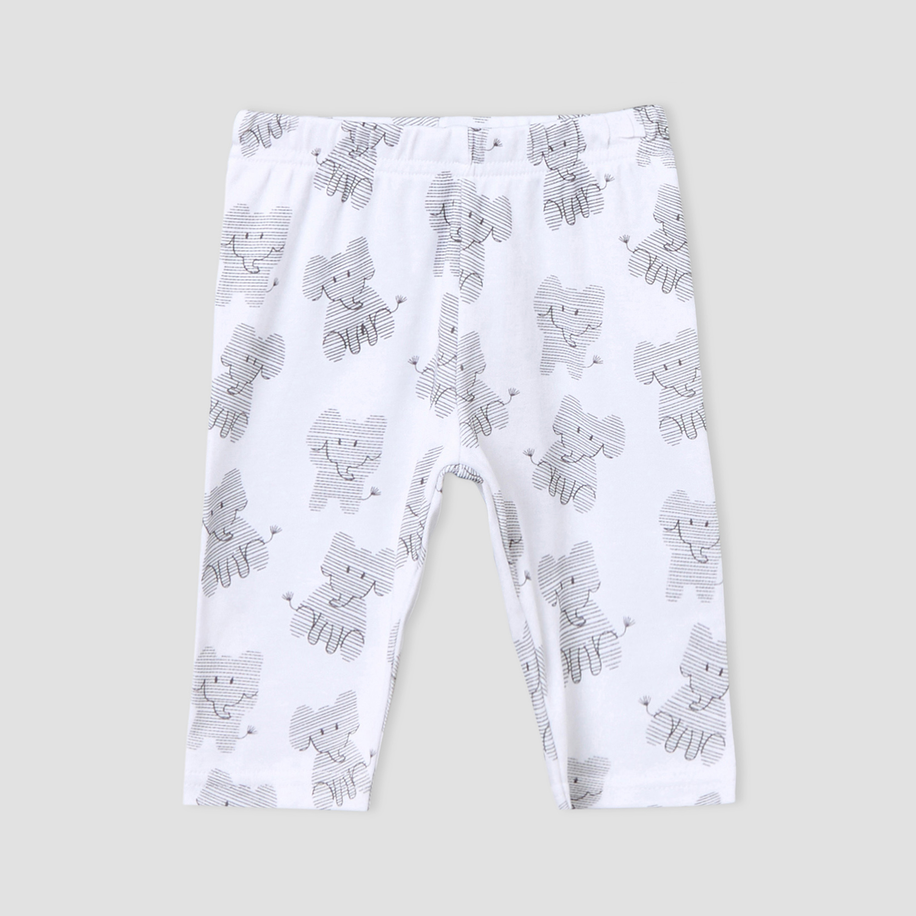 Pack of 4 Juniors Cotton Long Sleeves Pyjama Set with Elephant Print-baby-boys-clothing-nightwear-pyjamasets-image-3