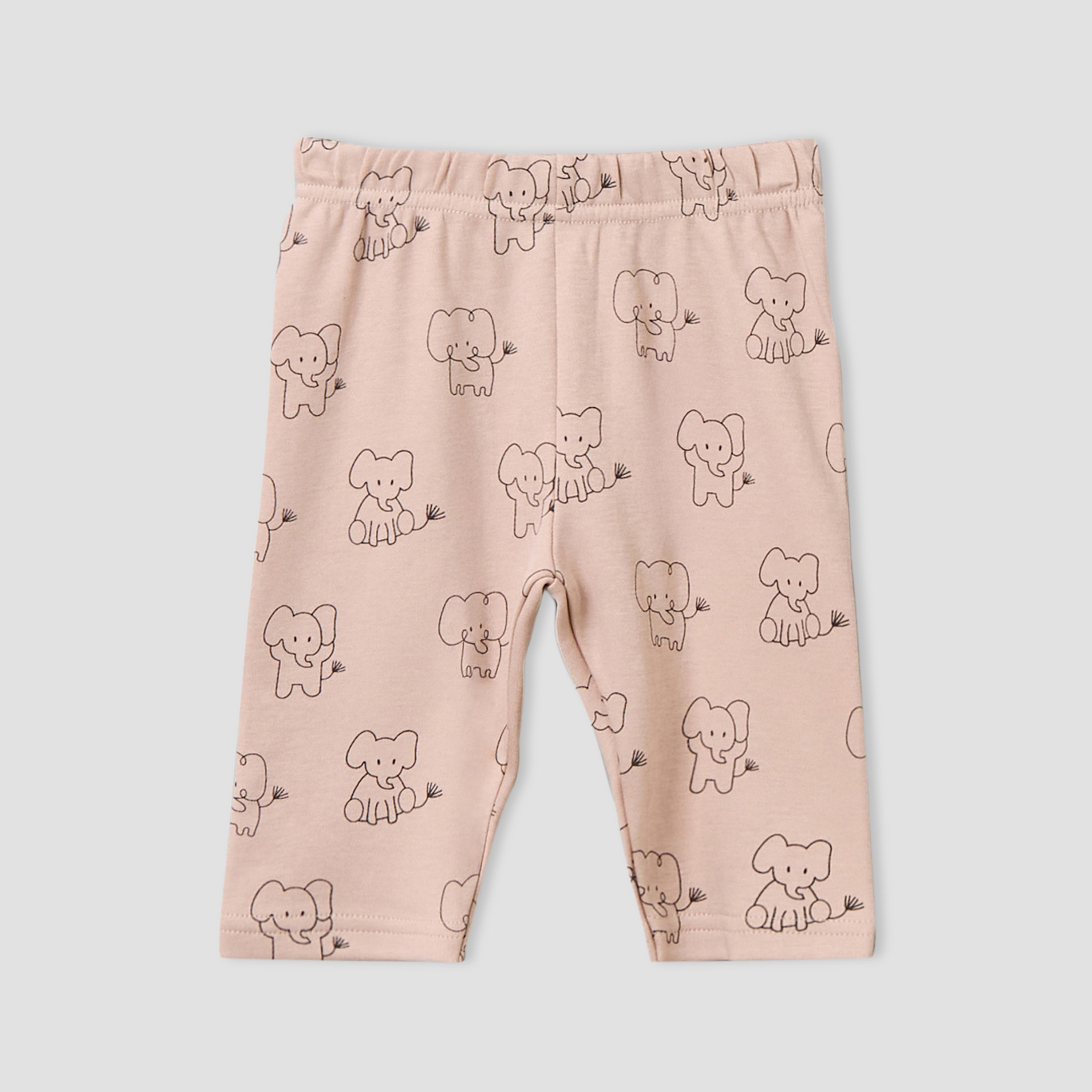 Pack of 4 Juniors Cotton Long Sleeves Pyjama Set with Elephant Print-baby-boys-clothing-nightwear-pyjamasets-image-5