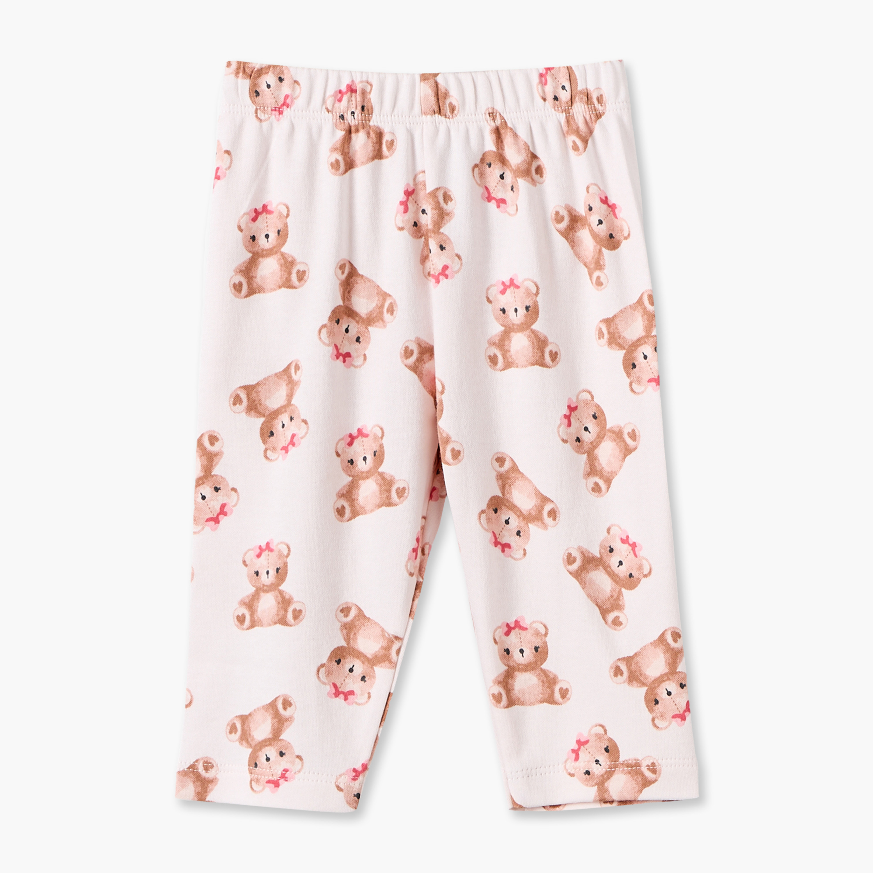 Juniors Cotton Crew Neck Long Sleeves Pyjama Set with Teddy Bear Print-promo_babyshop_Buy3for7.9_KWT030926-image-5