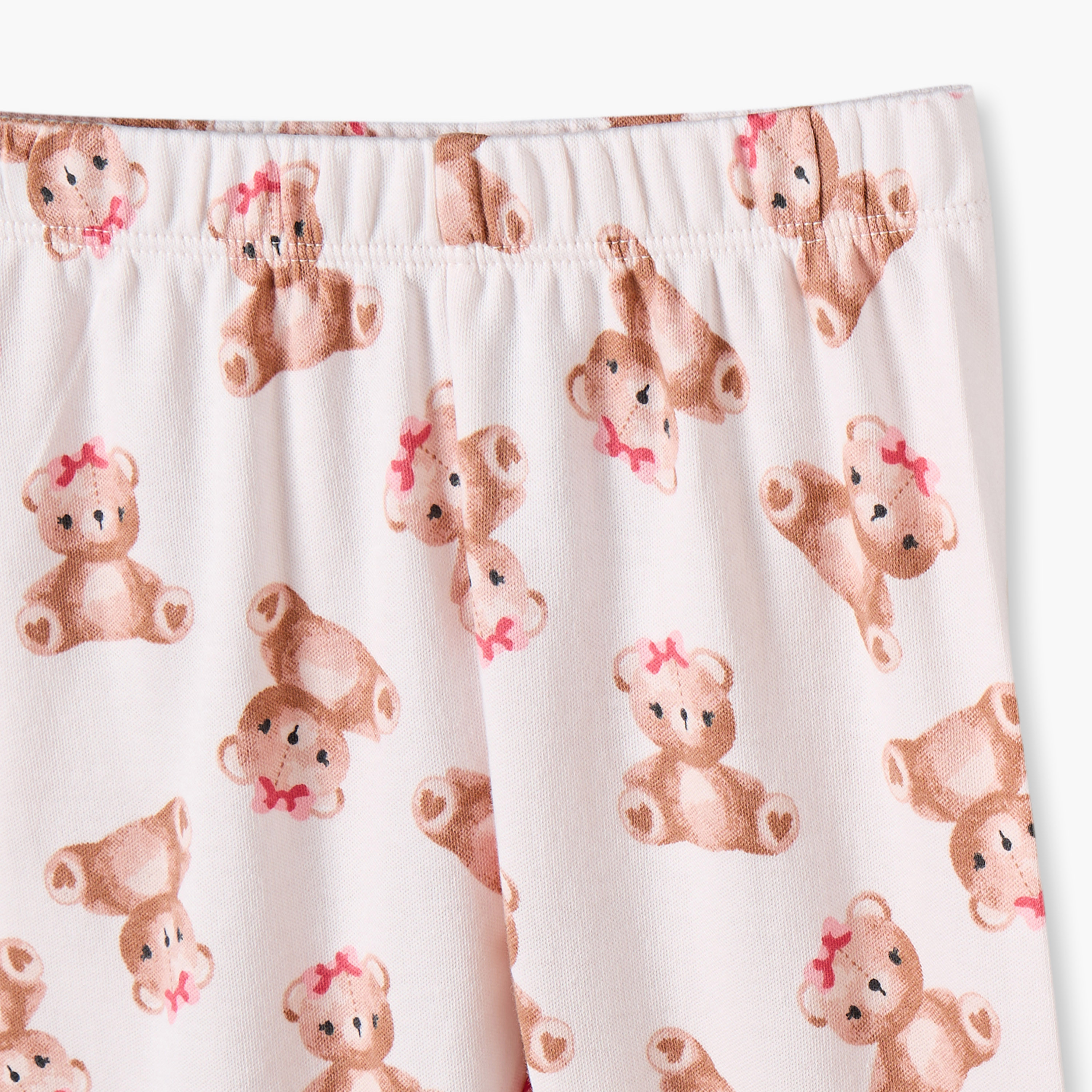 Juniors Cotton Crew Neck Long Sleeves Pyjama Set with Teddy Bear Print-promo_babyshop_Buy3for7.9_KWT030926-image-8