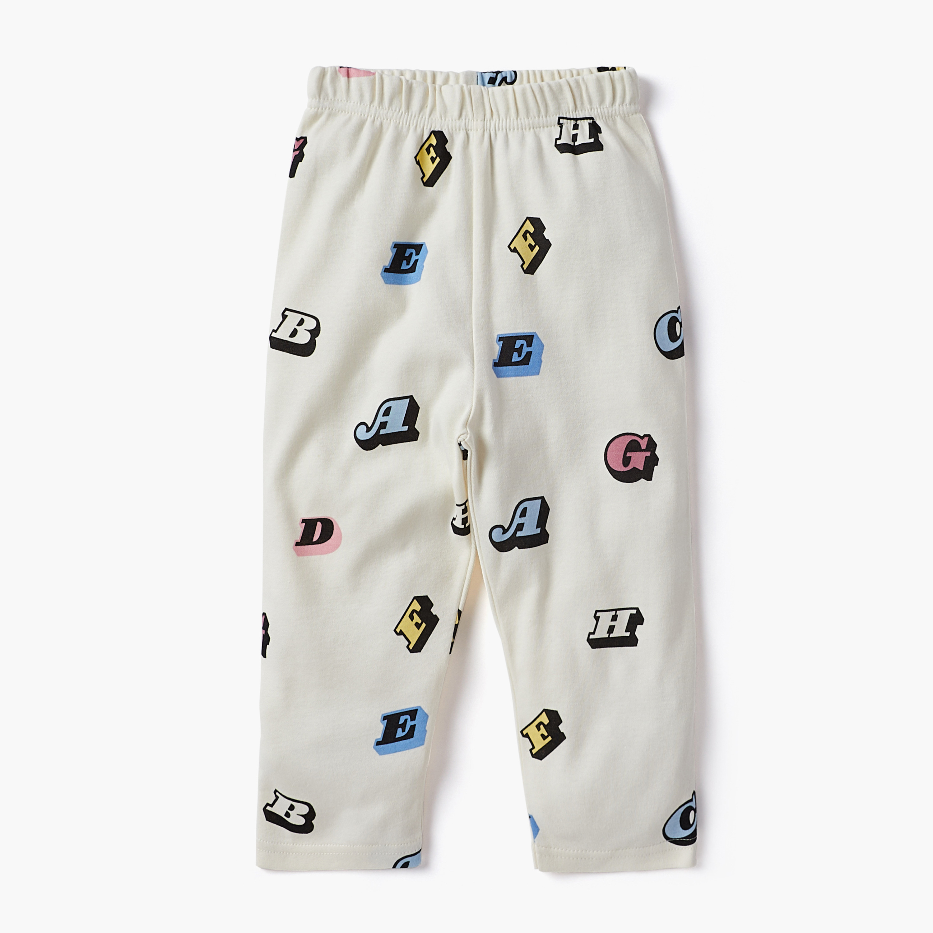 Juniors Pyjama Set with Alphabet Print - Cotton - Long Sleeves - Collar-baby-boys-clothing-nightwear-pyjamasets-image-4