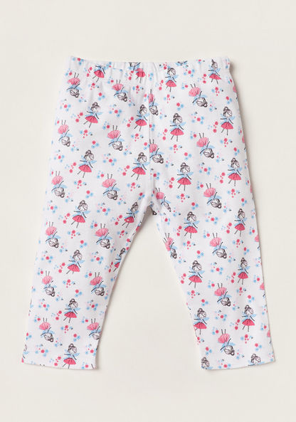 Juniors Ballerina Print Long Sleeve Shirt and Pyjama Set