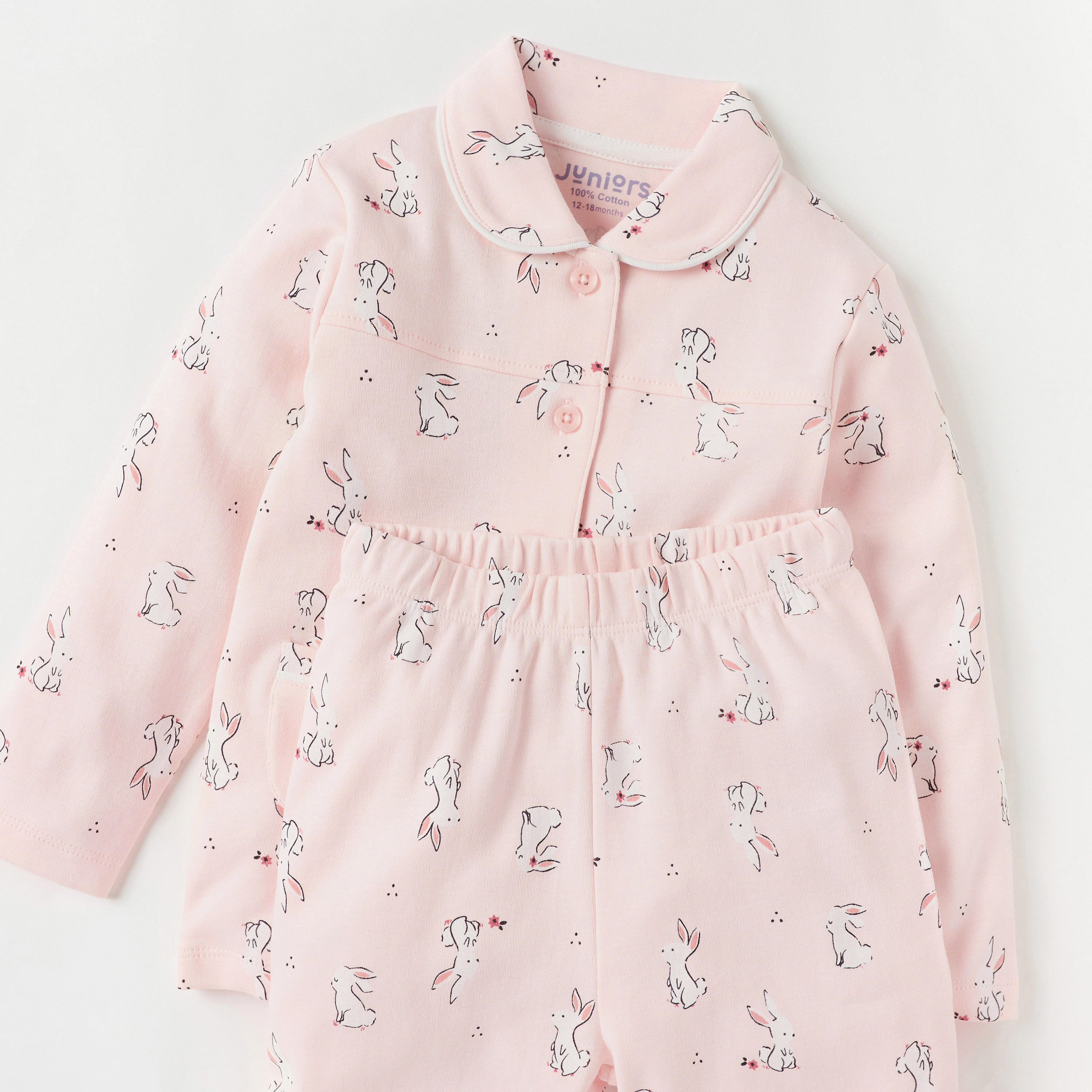 طقم بنطلون بيجاما وقميص بطبعات أرنب من جونيورز-promo_babyshop_Buy3for99_UAE130126-image-4