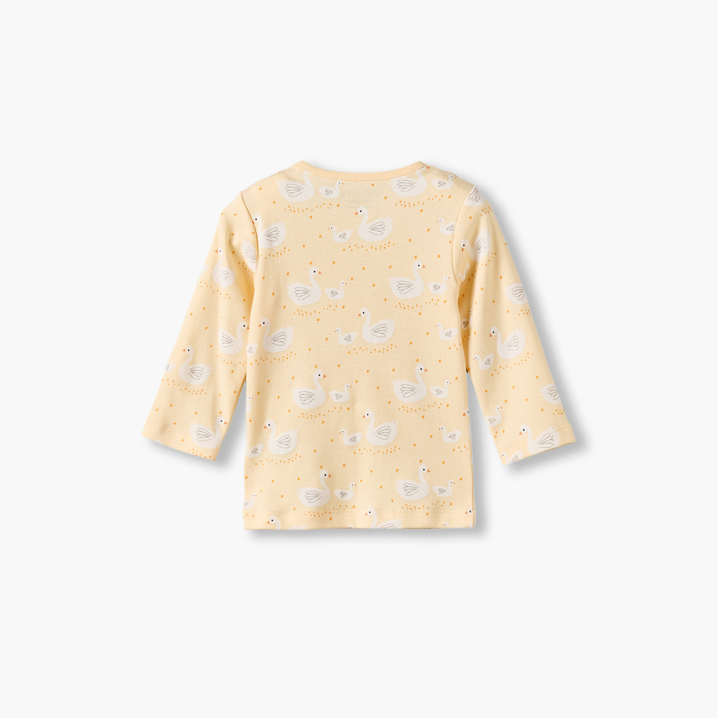 Juniors Cotton Crew Neck Long Sleeves Pyjama Set with Swan Print-promo_babyshop_Buy3for7.9_KWT030926-image-5