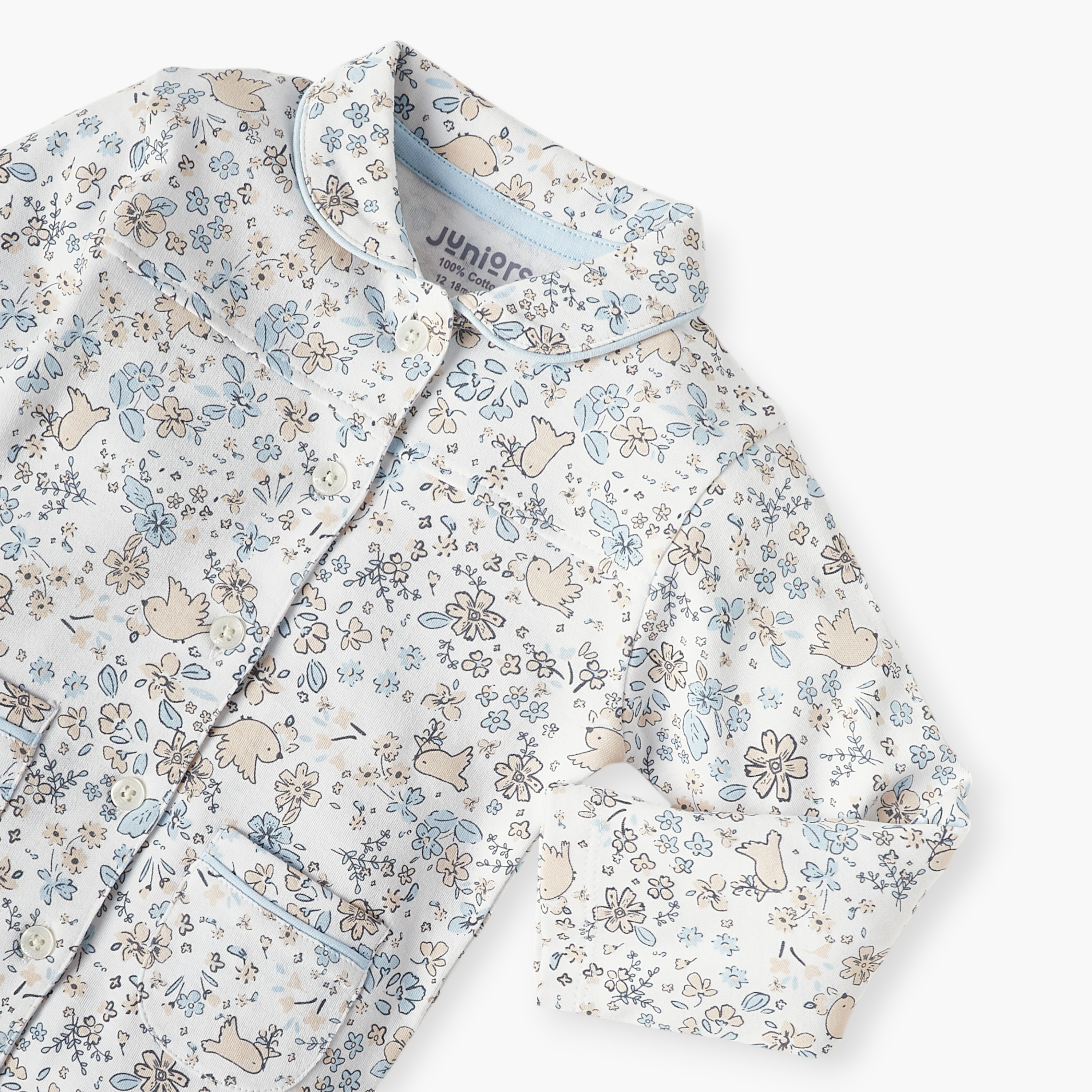 Juniors All-Over Floral Print Shirt and Pyjama Set-promo_babyshop_Buy3for89_KWT130126-image-5