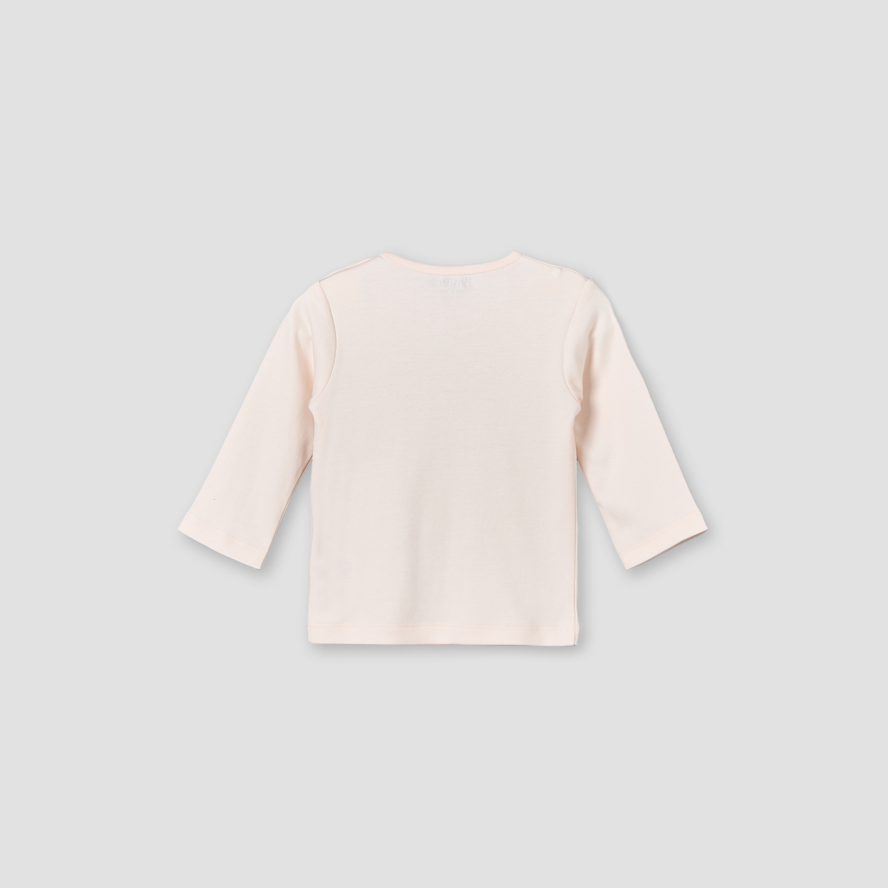 طقم بيجاما قطنية بياقة دائرية وأكمام طويلة للبنات بطبعة تفاح-baby-girls-clothing-nightwear-pyjamasets-image-4