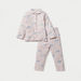 Juniors Floral Print Long Sleeves Shirt and Pyjama Set-Pyjama Sets-thumbnailMobile-0