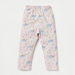 Juniors Floral Print Long Sleeves Shirt and Pyjama Set-Pyjama Sets-thumbnailMobile-2