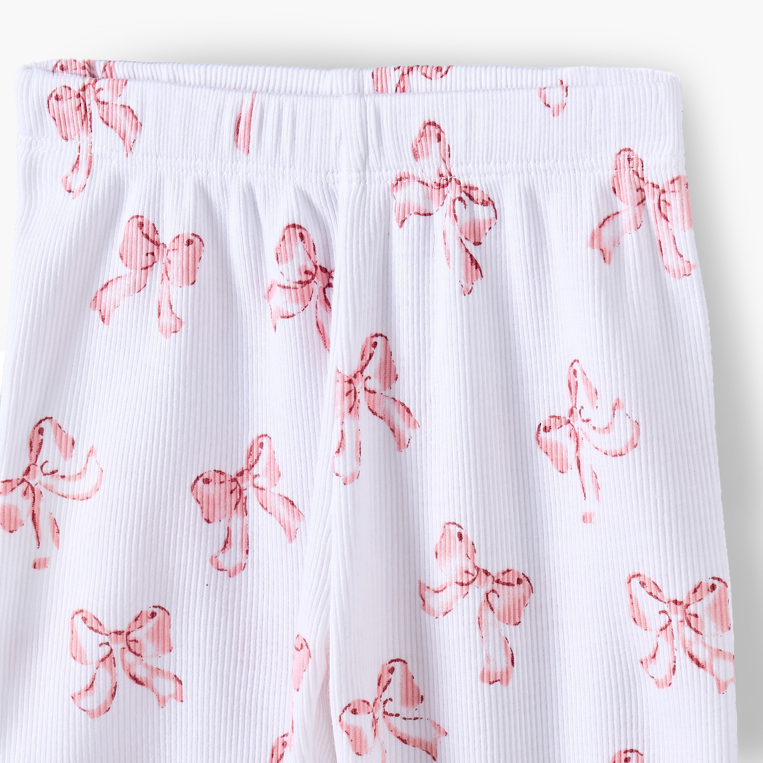 طقم بيجاما برقبة ضيقة وأكمام طويلة وطبعات فيونكات من جونيورز-baby-girls-clothing-nightwear-pyjamasets-image-8