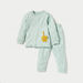 Juniors Giraffe Print Long Sleeves T-shirt and Pyjama Set-Pyjama Sets-thumbnail-0