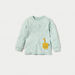 Juniors Giraffe Print Long Sleeves T-shirt and Pyjama Set-Pyjama Sets-thumbnail-1