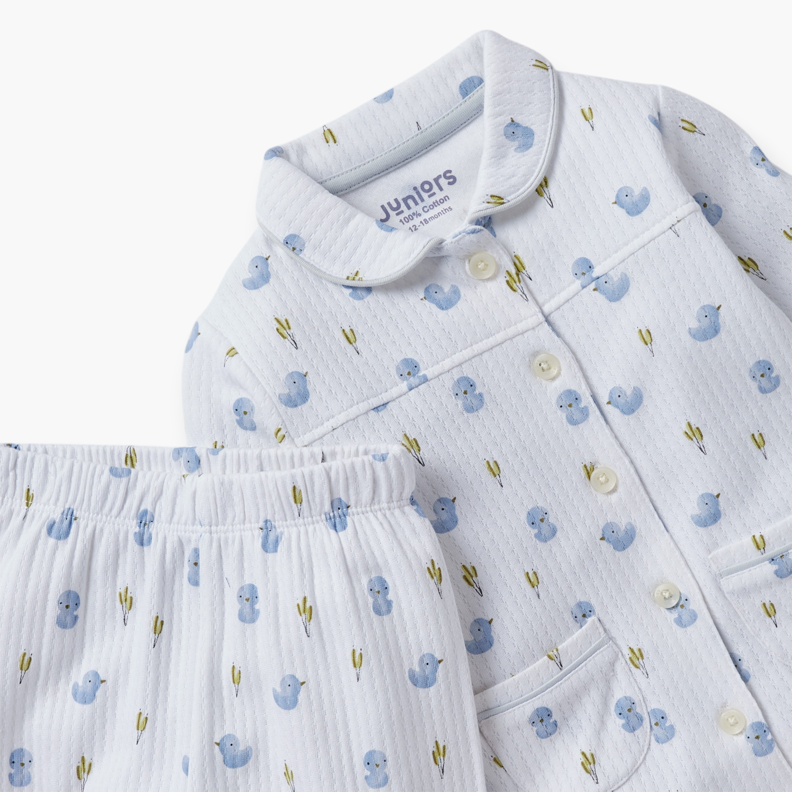 طقم بنطلون بيجاما وتيشيرت بأكمام طويلة وطبعات من جونيورز-baby-girls-clothing-nightwear-pyjamasets-image-4