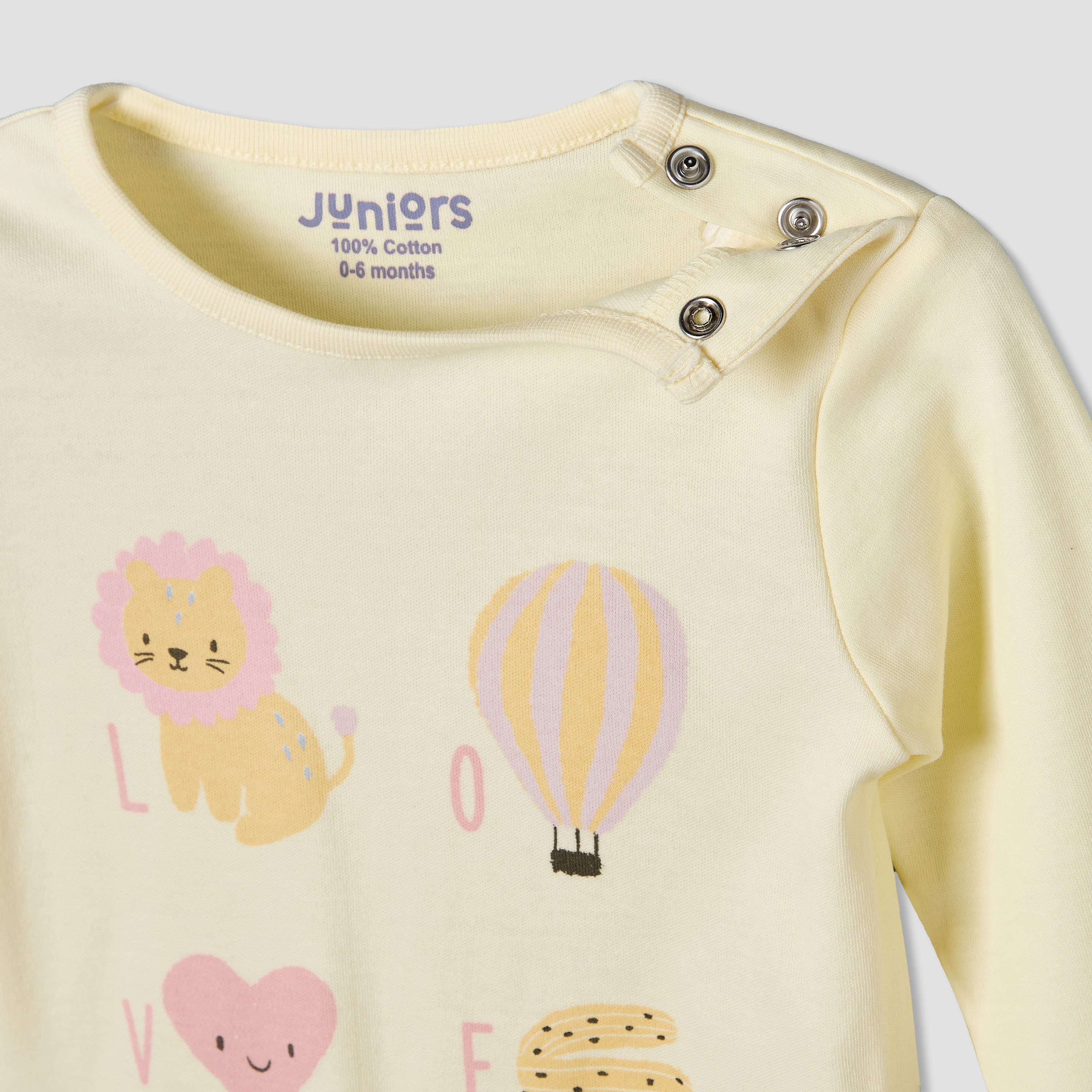 بيجاما قطنية للأطفال برقبة دائرية وأكمام طويلة مطبوعة بنقاط-baby-girls-clothing-nightwear-pyjamasets-image-6