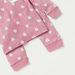 Juniors Cat Print Long Sleeves T-shirt and Pyjama Set-Pyjama Sets-thumbnailMobile-4
