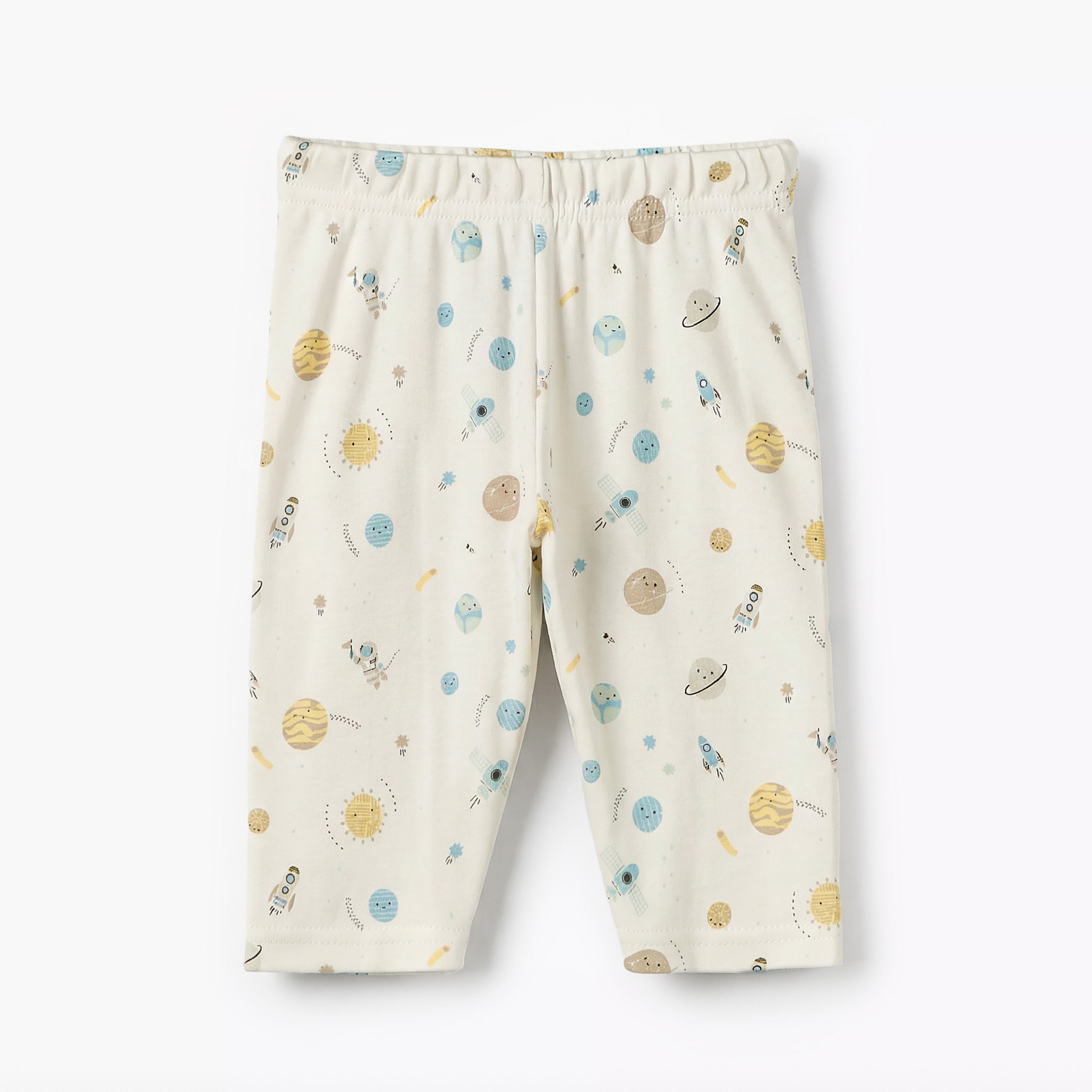 Juniors Cotton Round Neck Long Sleeves Pyjama Set with Space Print-baby-boys-clothing-nightwear-pyjamasets-image-4