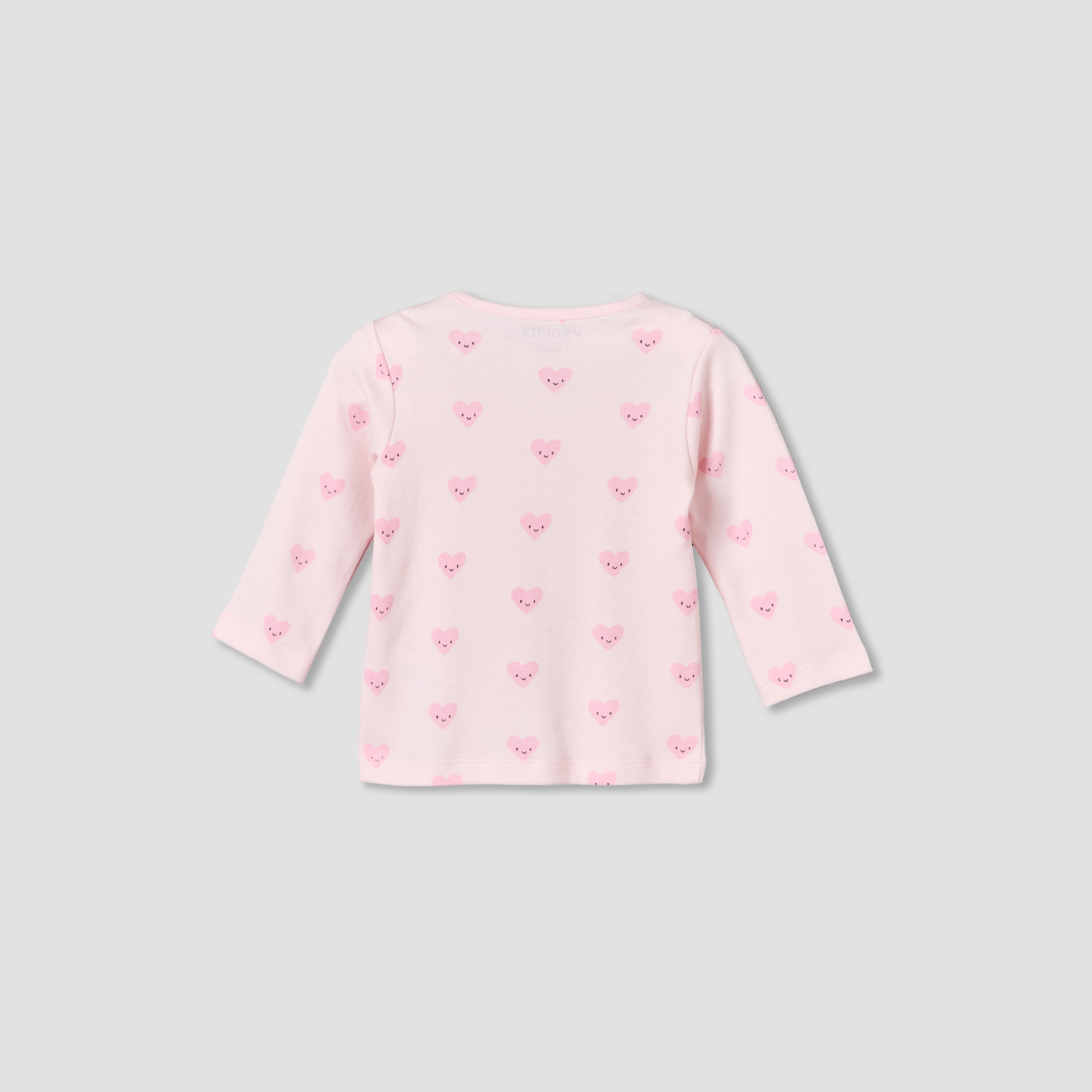 طقم بيجاما قطن برقبة مستديرة وأكمام طويلة وطبعات من جونيورز-baby-girls-clothing-nightwear-pyjamasets-image-4