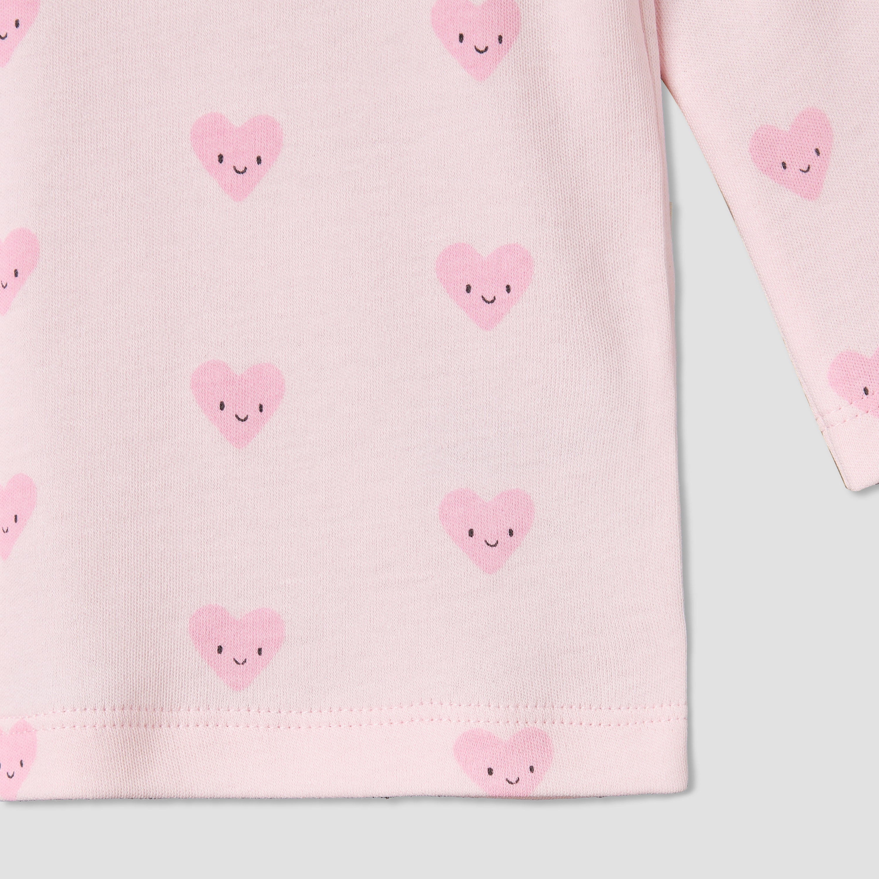 طقم بيجاما قطن برقبة مستديرة وأكمام طويلة وطبعات من جونيورز-baby-girls-clothing-nightwear-pyjamasets-image-7
