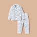 Juniors Cloud Print Shirt and Pyjama Set-Pyjama Sets-thumbnailMobile-0