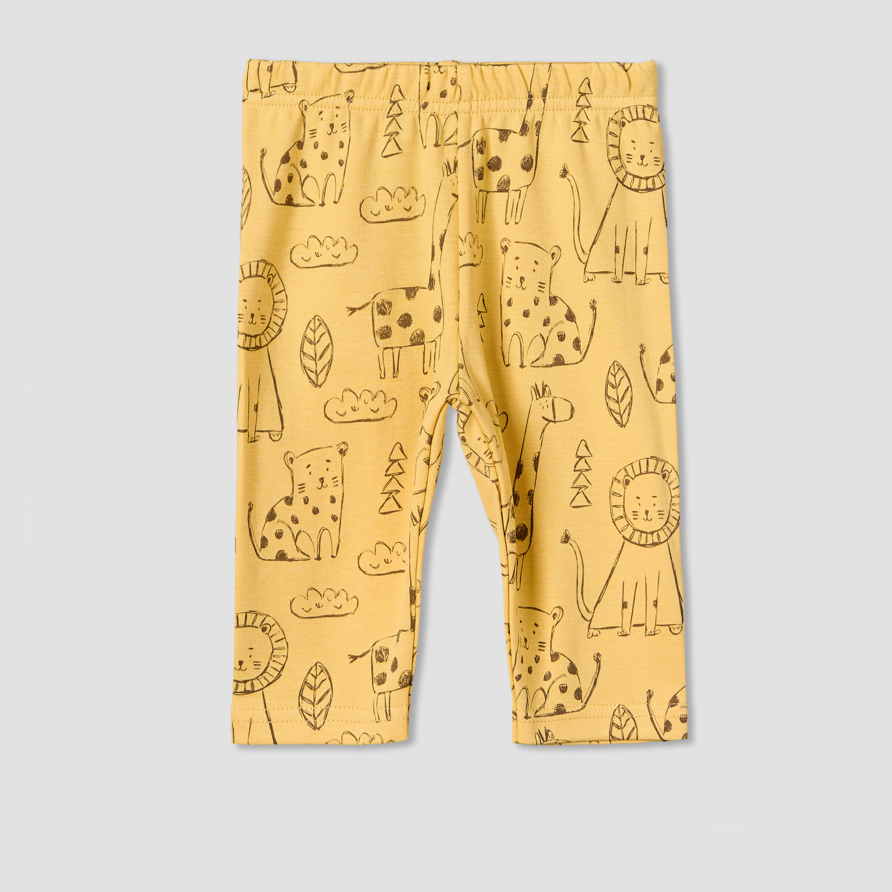 Juniors Cotton Round Neck Long Sleeves Pyjama Set with Safari Print-baby-boys-clothing-nightwear-pyjamasets-image-3