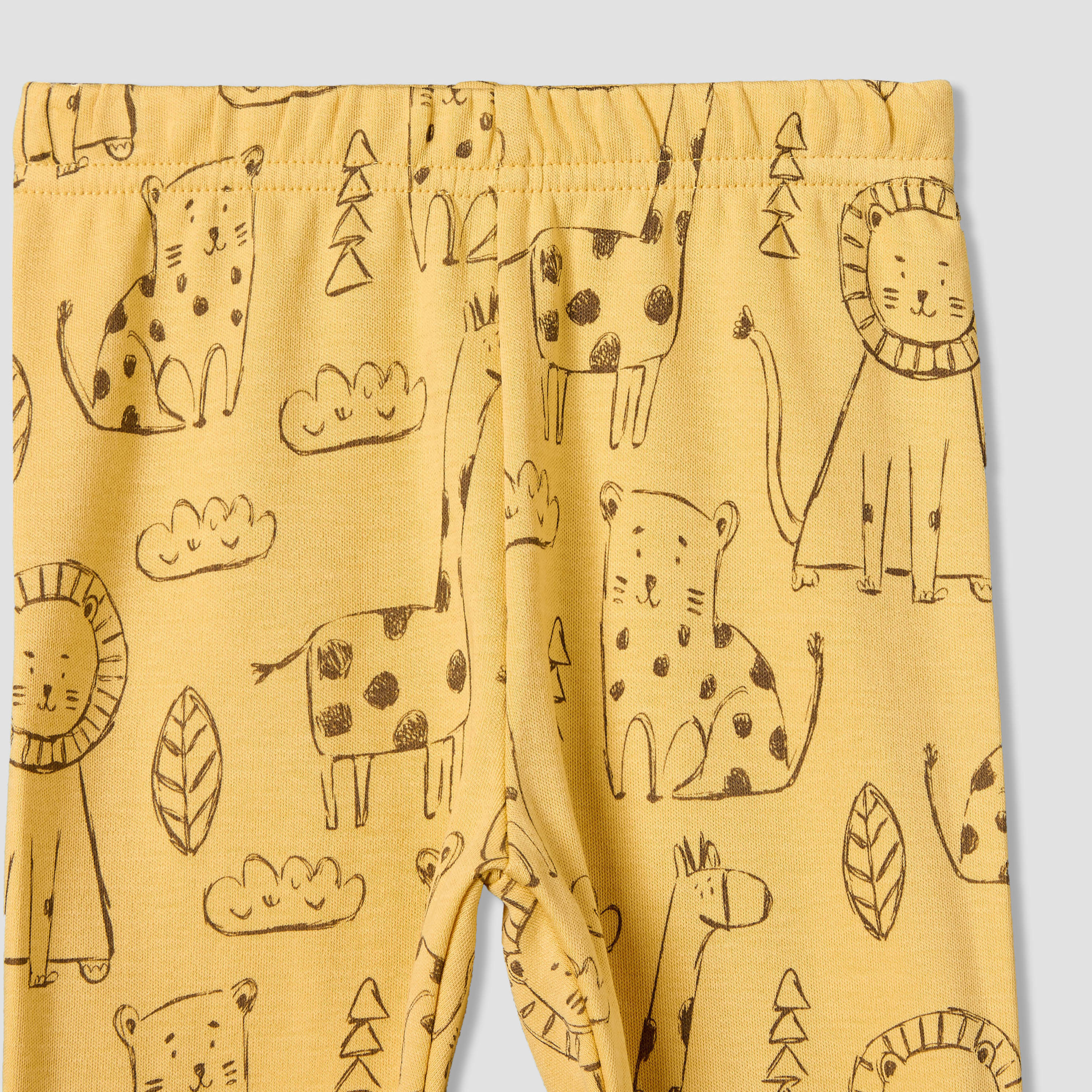 Juniors Cotton Round Neck Long Sleeves Pyjama Set with Safari Print-baby-boys-clothing-nightwear-pyjamasets-image-8