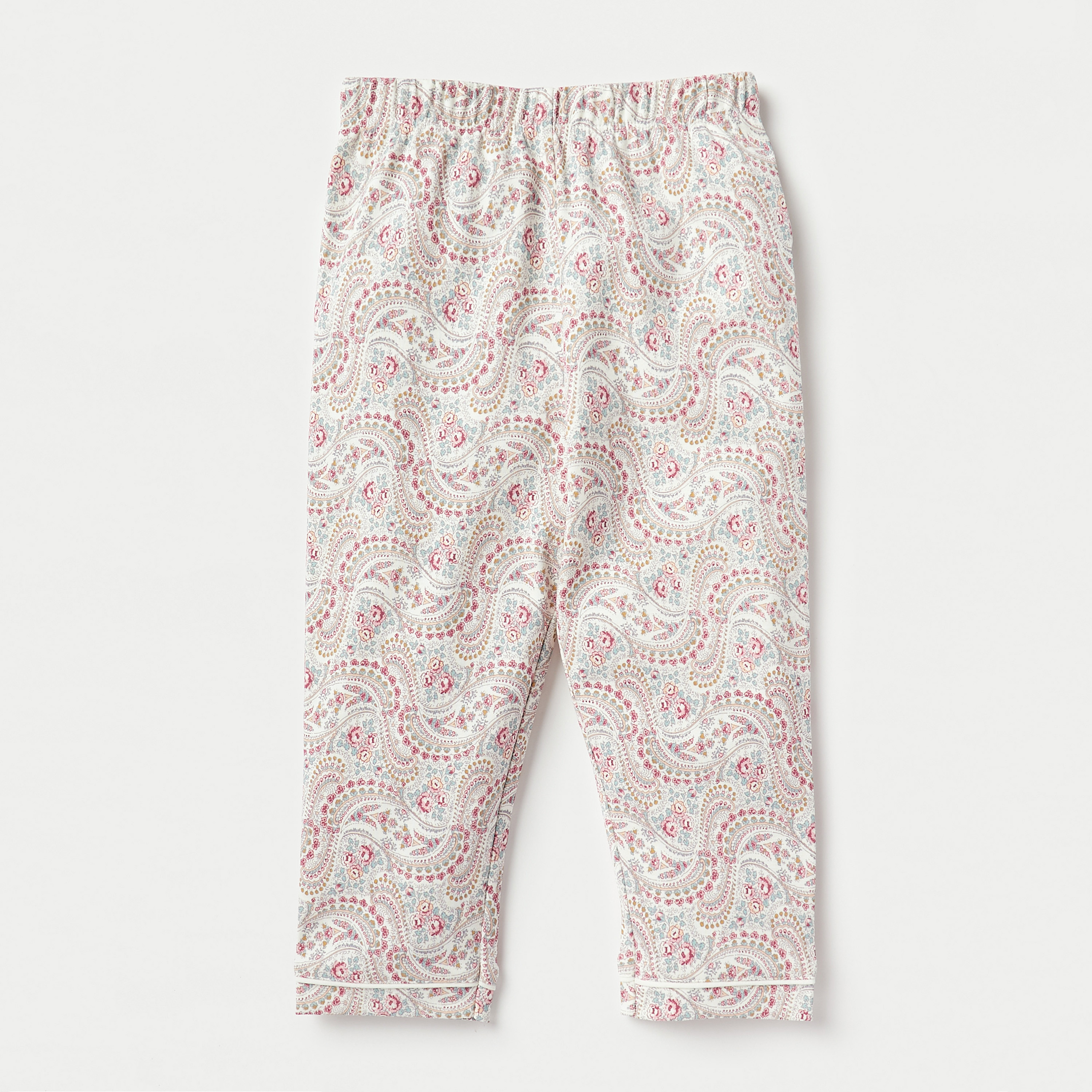 Giggles All-Over Paisley Print Long Sleeves Shirt and Pyjama Set-baby-girls-clothing-nightwear-pyjamasets-image-3