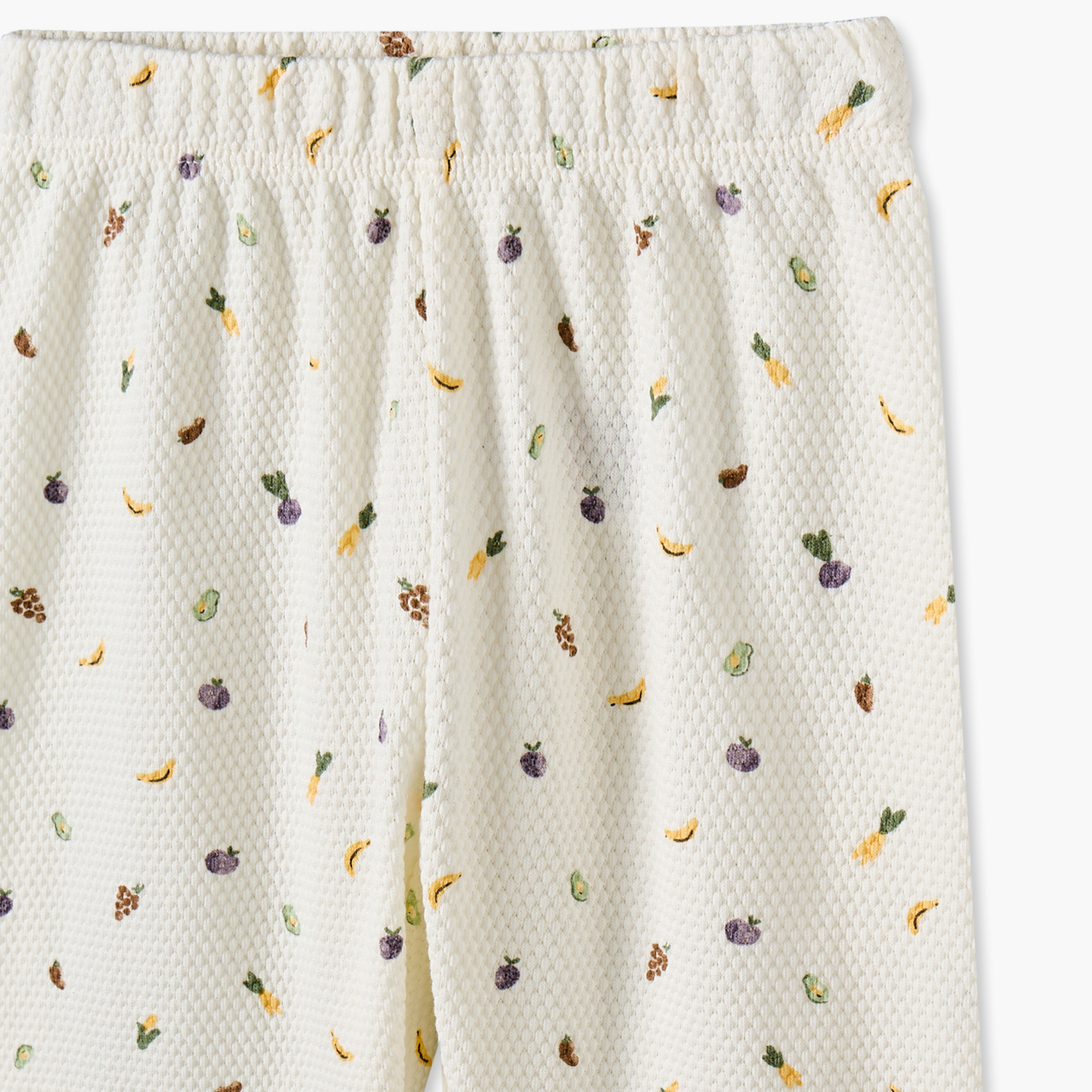 طقم بيجاما قطن بياقة وأكمام طويلة بطبعات فواكه من جونيورز-baby-girls-clothing-nightwear-pyjamasets-image-8