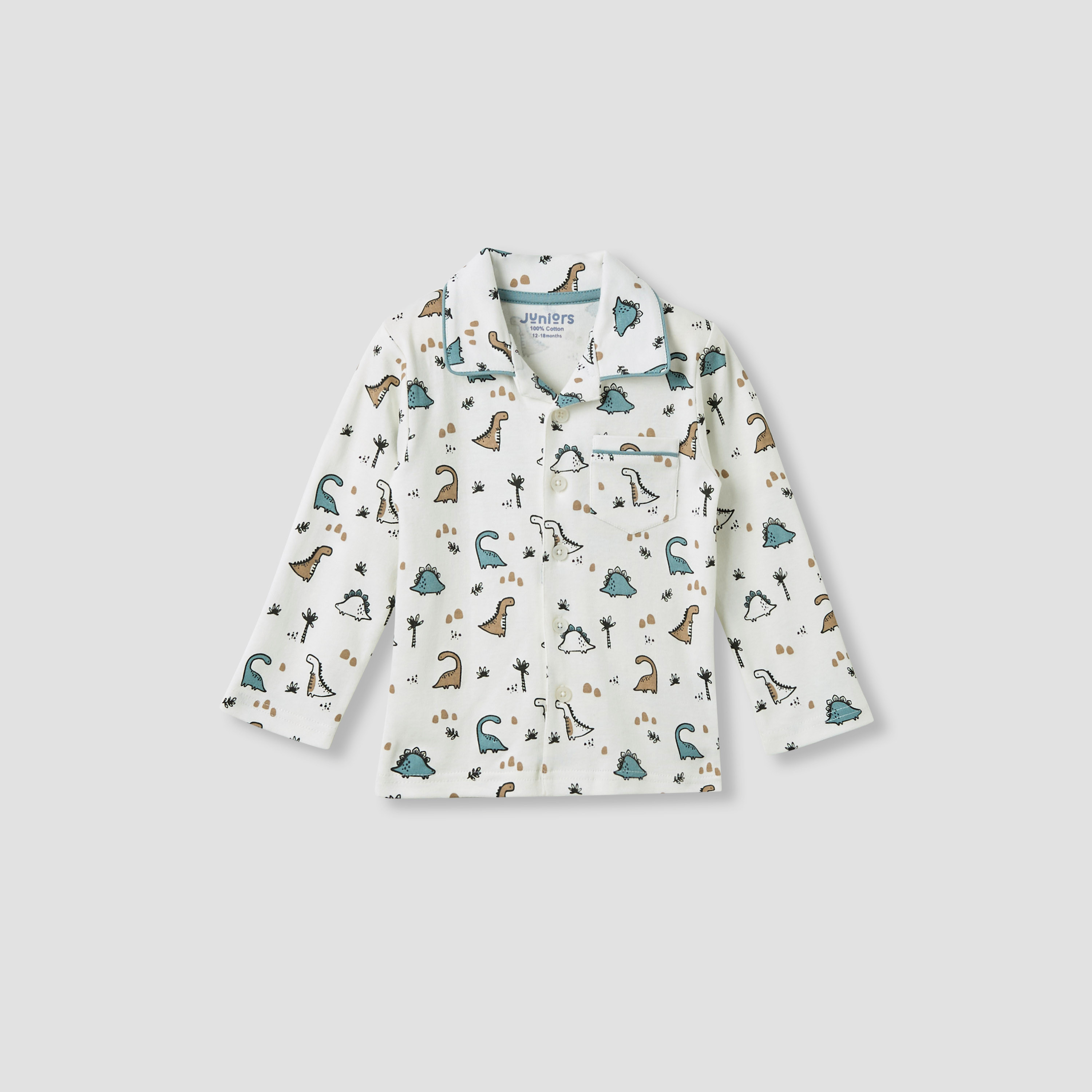 طقم بنطلون بيجاما وقميص بطبعات من جونيورز-baby-boys-clothing-nightwear-pyjamasets-image-6