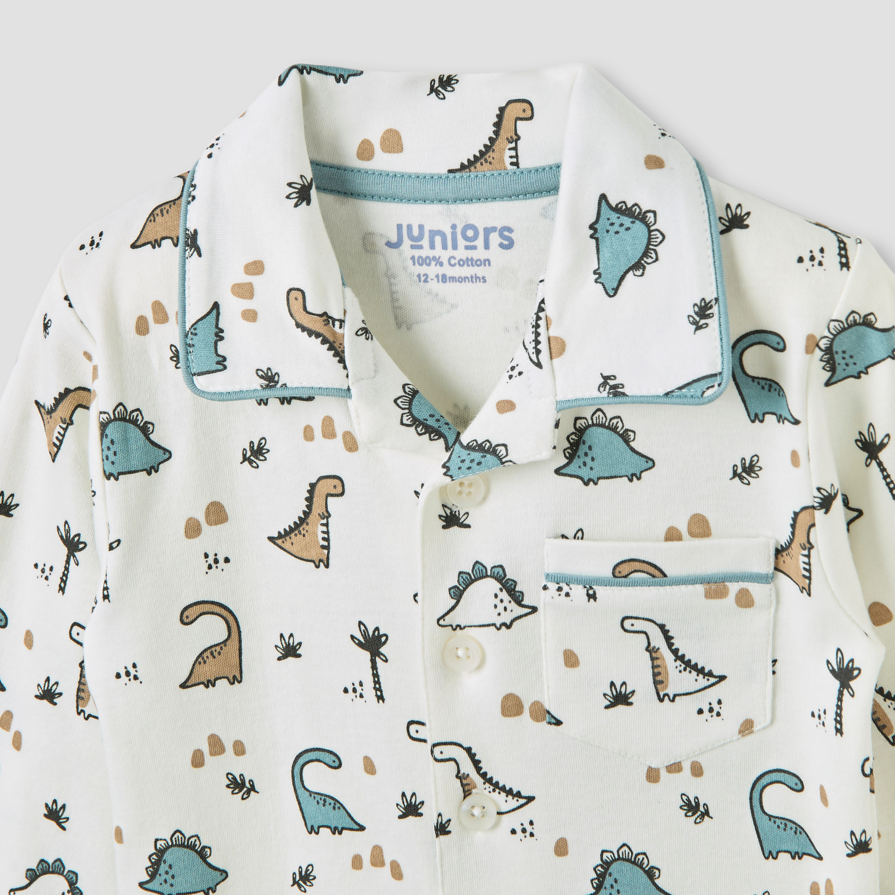 طقم بنطلون بيجاما وقميص بطبعات من جونيورز-baby-boys-clothing-nightwear-pyjamasets-image-4