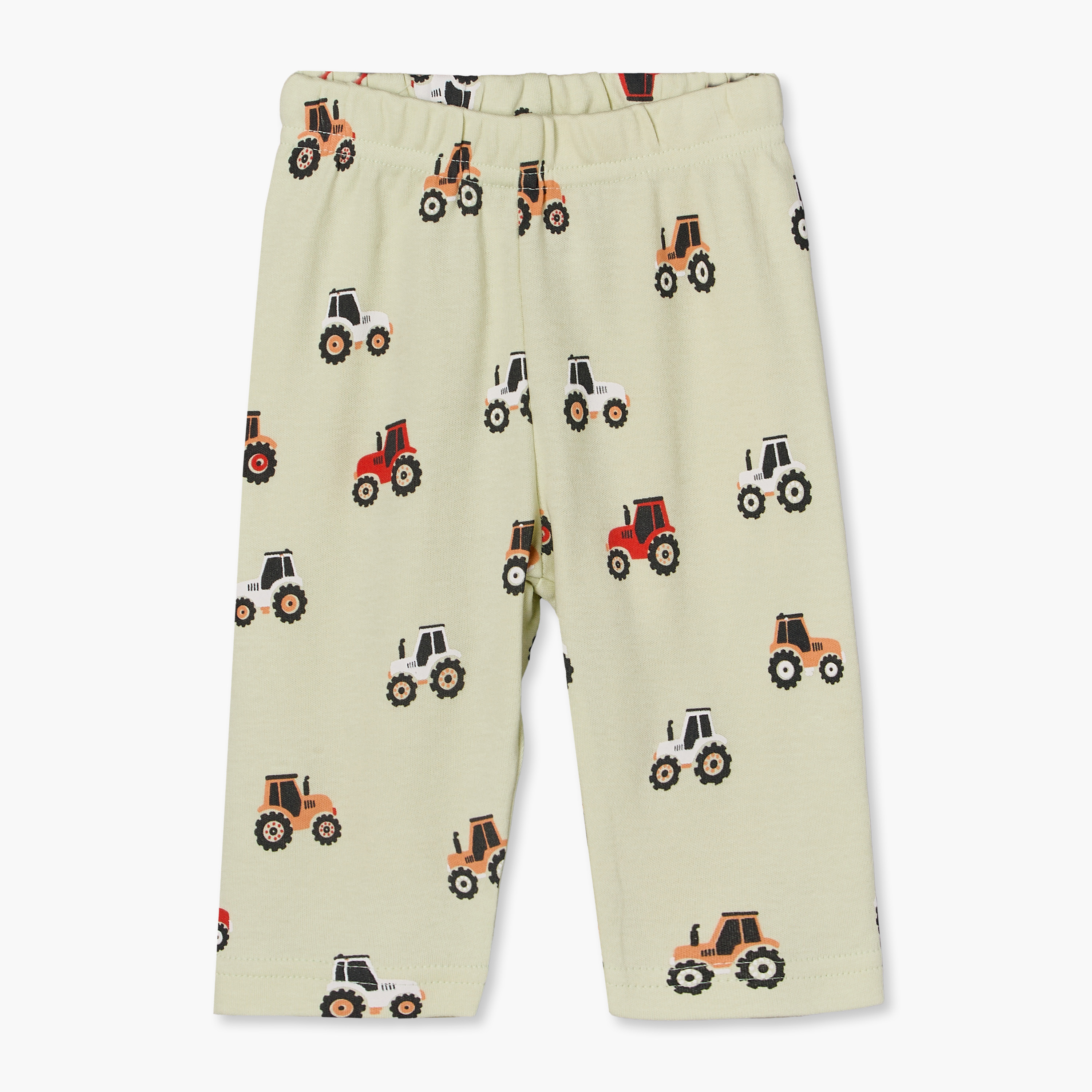 Pack of 4 Juniors Cotton Crew Neck Long Sleeves Pyjama Set with Construction Vehicle Print-baby-boys-clothing-nightwear-pyjamasets-image-10
