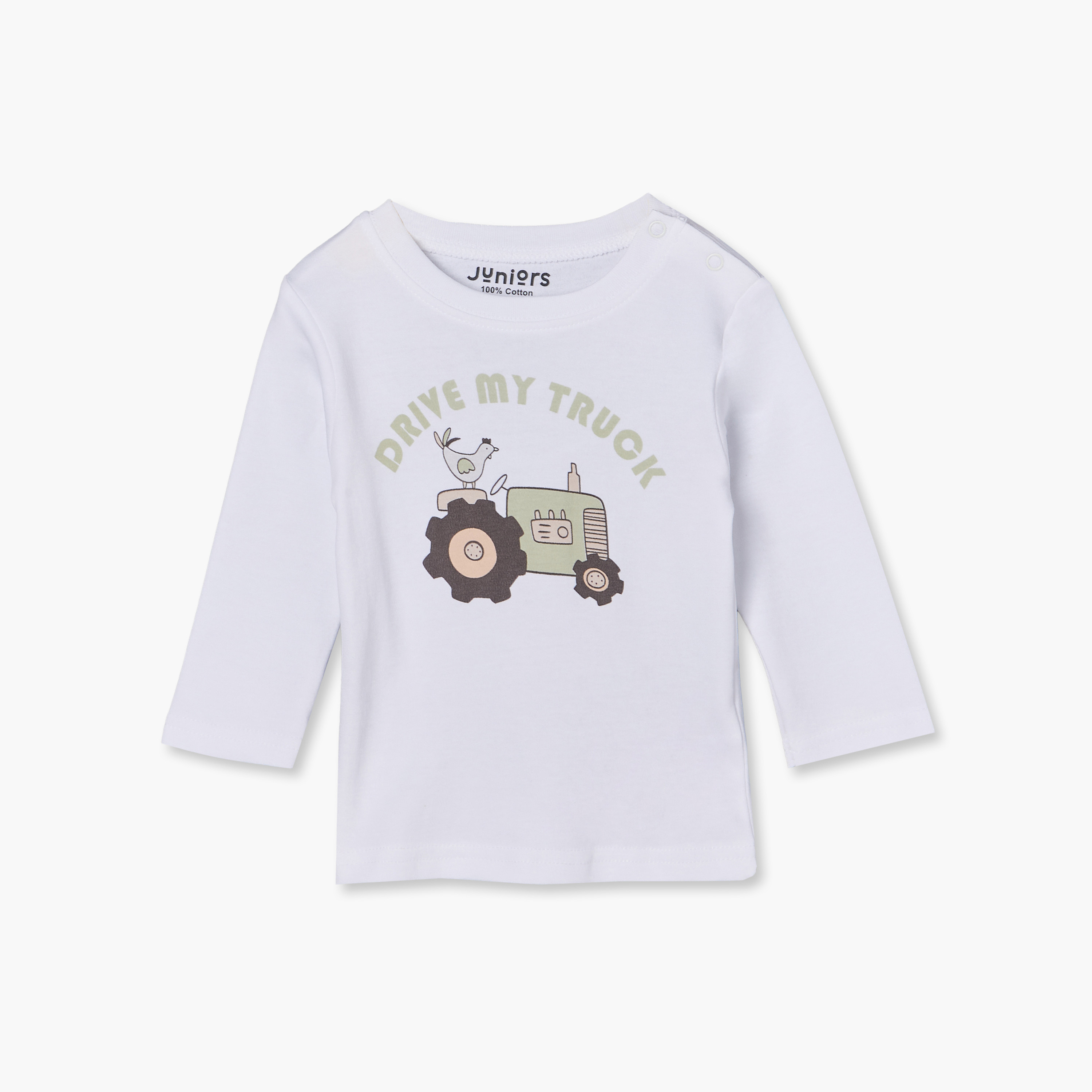 Pack of 4 Juniors Cotton Crew Neck Long Sleeves Pyjama Set with Construction Vehicle Print-baby-boys-clothing-nightwear-pyjamasets-image-11
