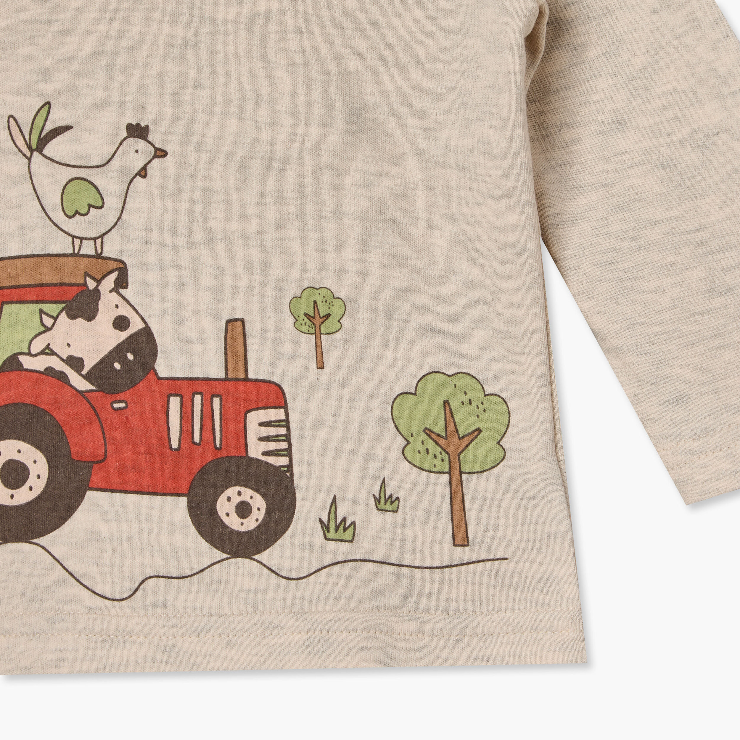 Pack of 4 Juniors Cotton Crew Neck Long Sleeves Pyjama Set with Construction Vehicle Print-baby-boys-clothing-nightwear-pyjamasets-image-14