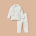 Juniors Floral Print Shirt and Pyjama Set-Pyjama Sets-thumbnail-0