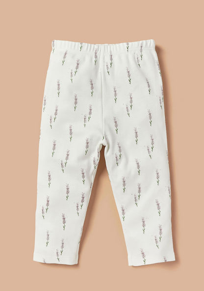 Juniors Floral Print Shirt and Pyjama Set-Pyjama Sets-image-2
