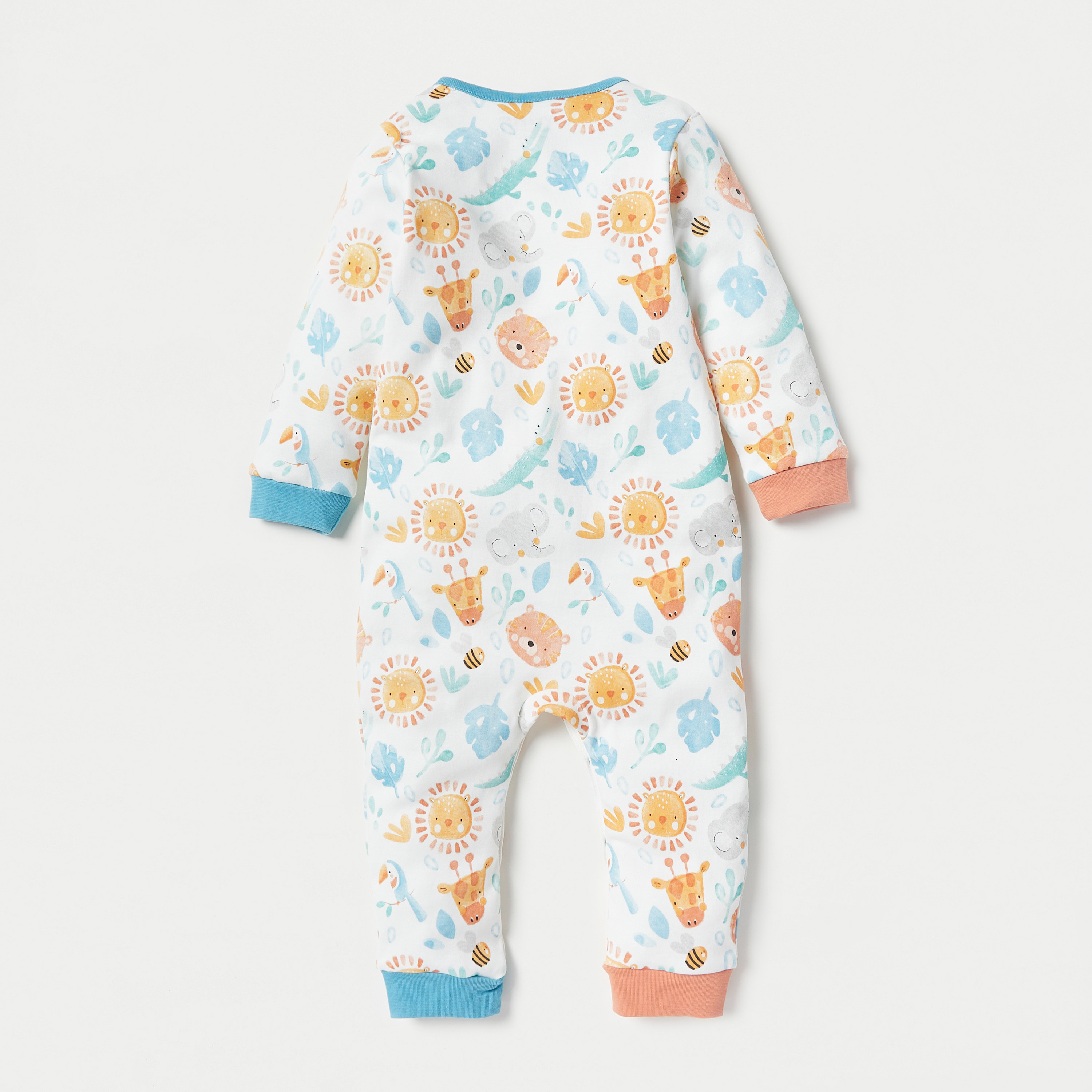 Juniors All-Over Print Romper with Long Sleeves-baby-boys-clothing-nightwear-sleepsuits-image-4