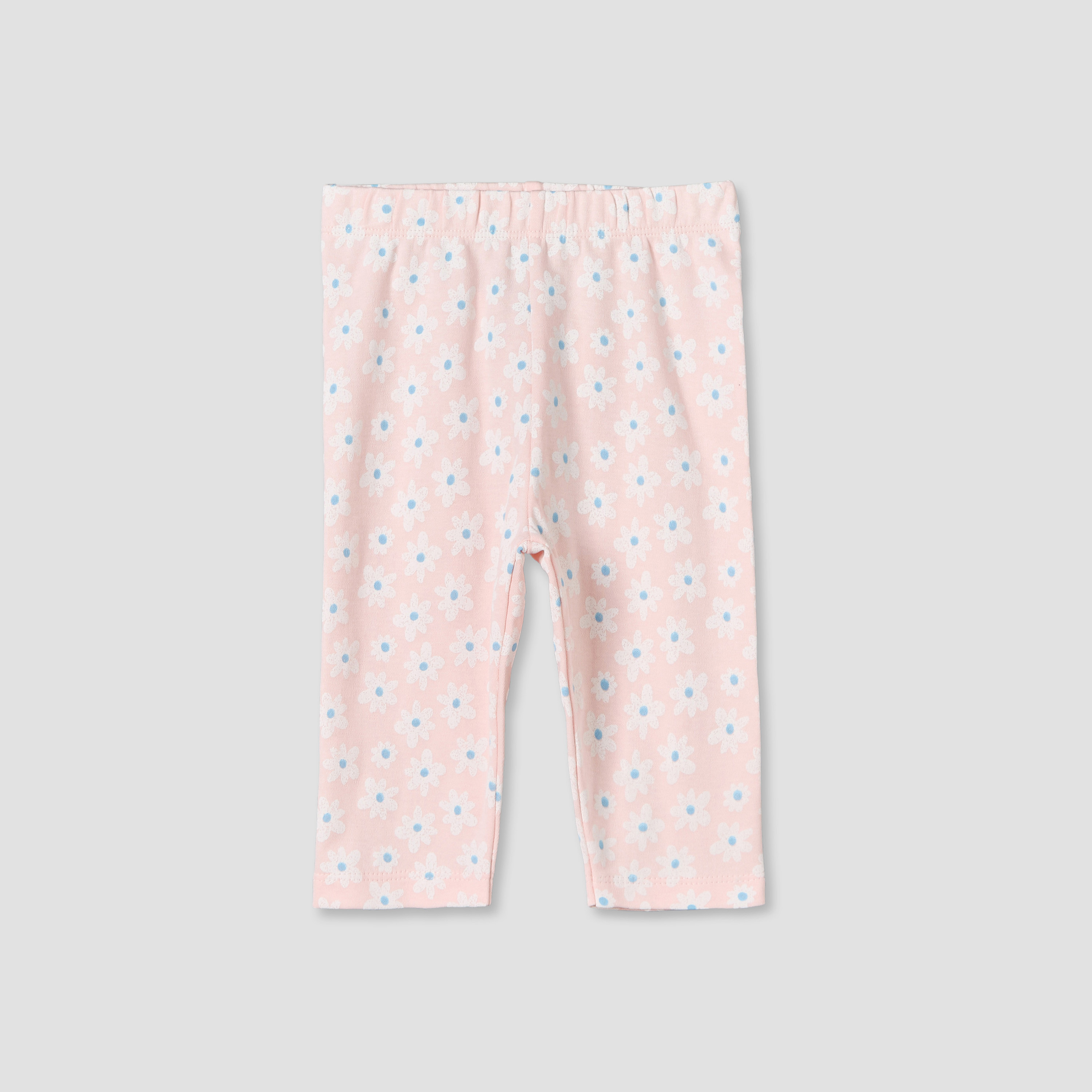 Juniors Cotton Round Neck Long Sleeves Pyjama Set with Floral Print-baby-girls-clothing-nightwear-pyjamasets-image-3