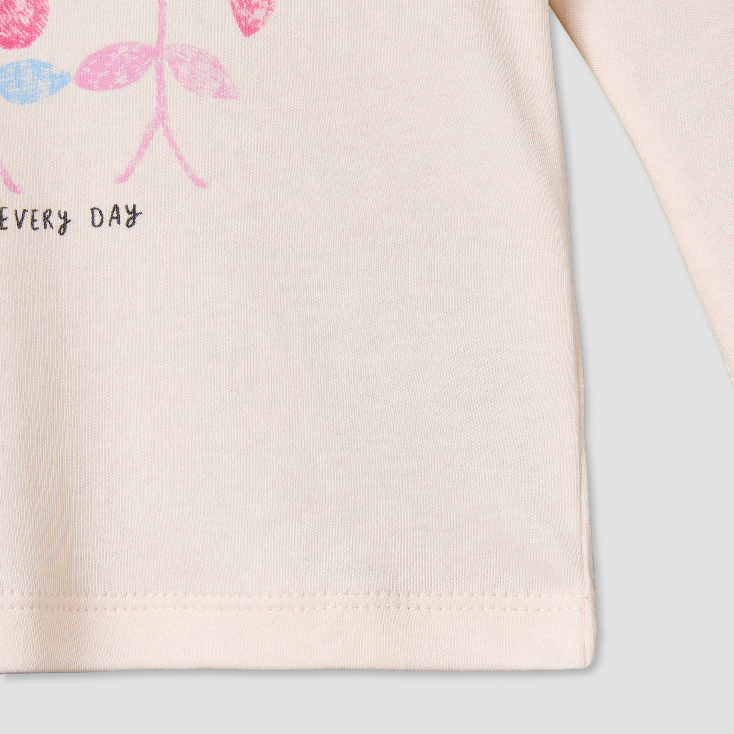 Juniors Cotton Round Neck Long Sleeves Pyjama Set with Floral Print-baby-girls-clothing-nightwear-pyjamasets-image-7