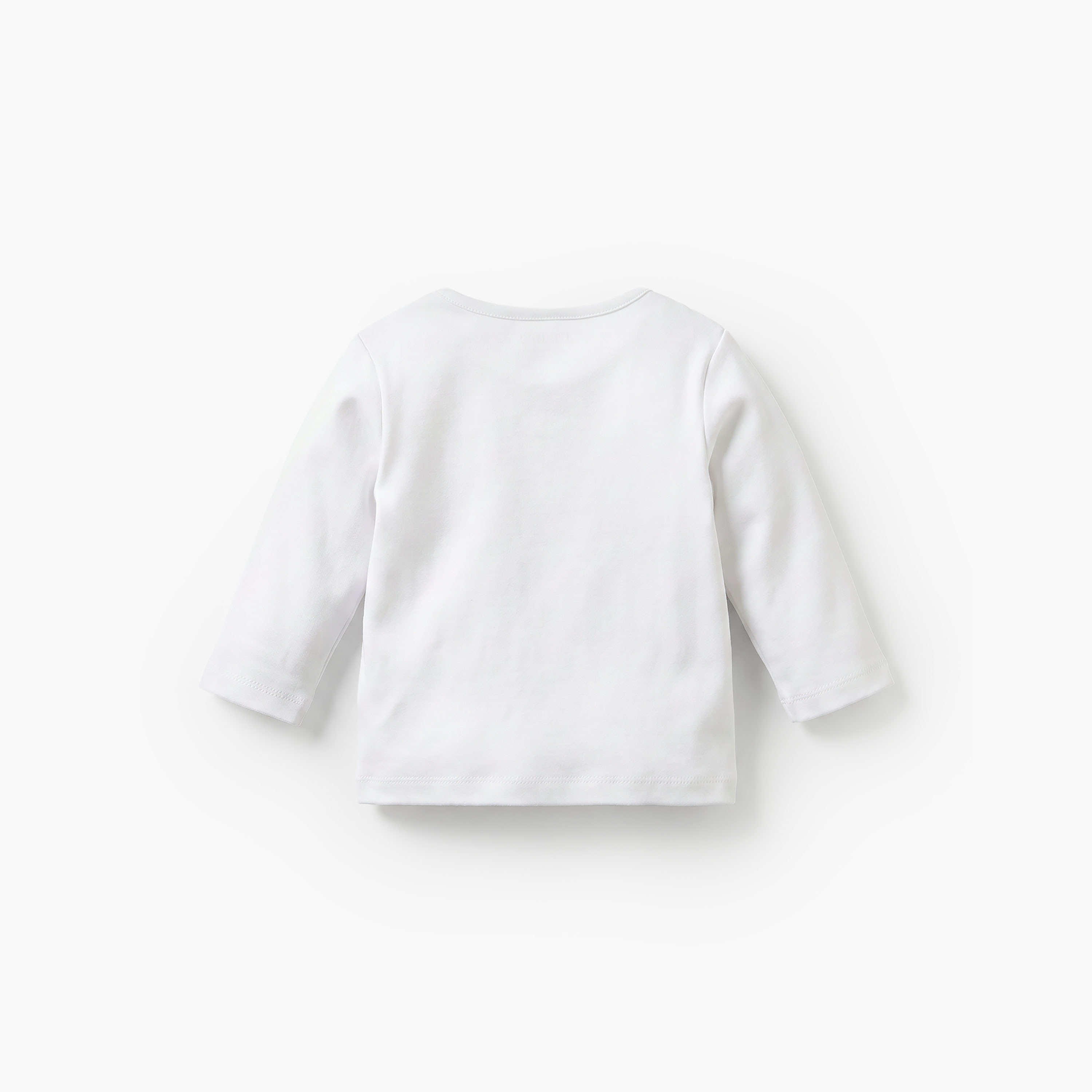 Juniors Cotton Crew Neck Long Sleeves Pyjama Set with Slogan Print-baby-girls-clothing-nightwear-pyjamasets-image-4