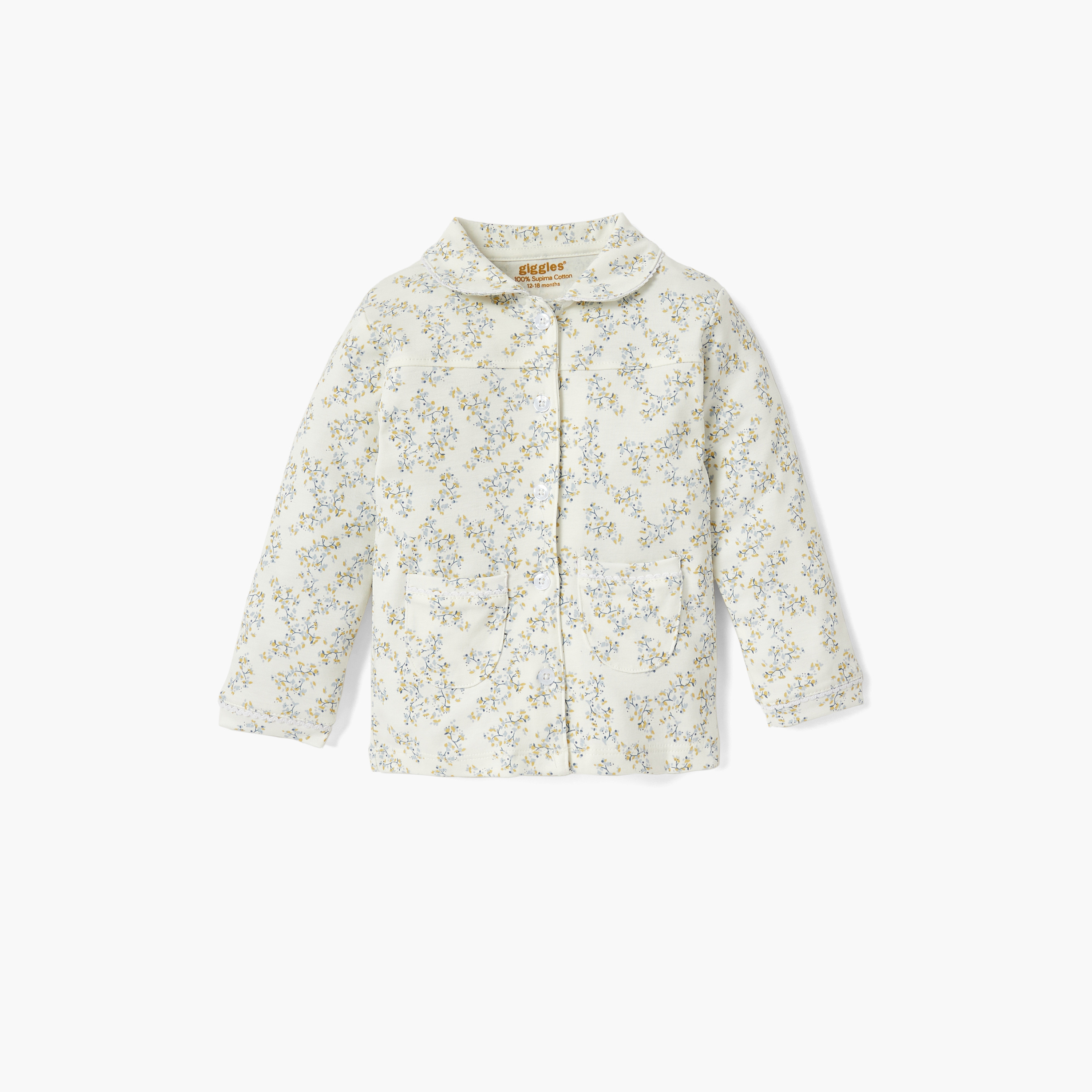 Giggles All-Over Floral Print Shirt and Pyjama Set-baby-girls-clothing-nightwear-pyjamasets-image-5