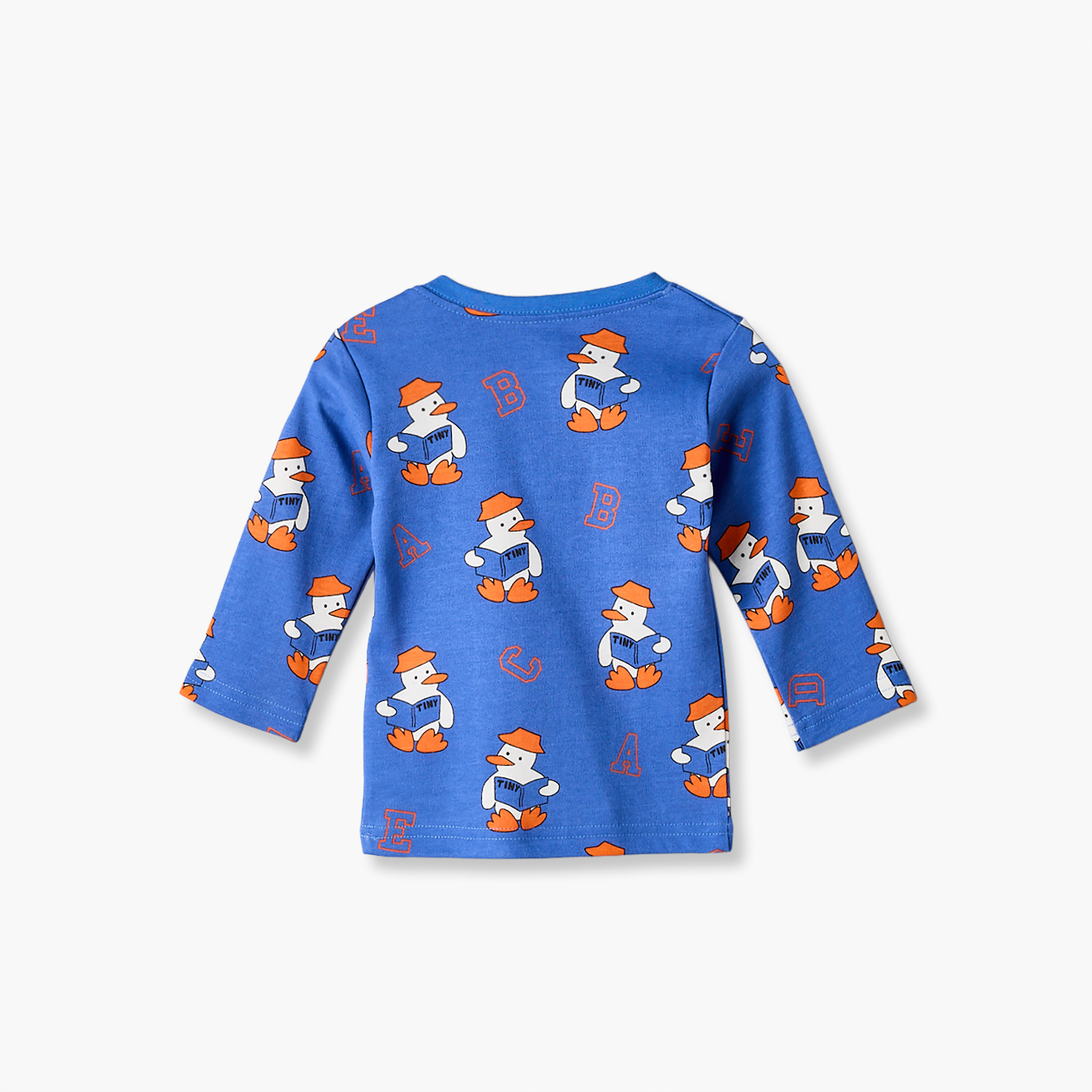 طقم بيجاما قطن بأكمام طويلة وياقة مستديرة وطبعات من جونيورز-baby-boys-clothing-nightwear-pyjamasets-image-5