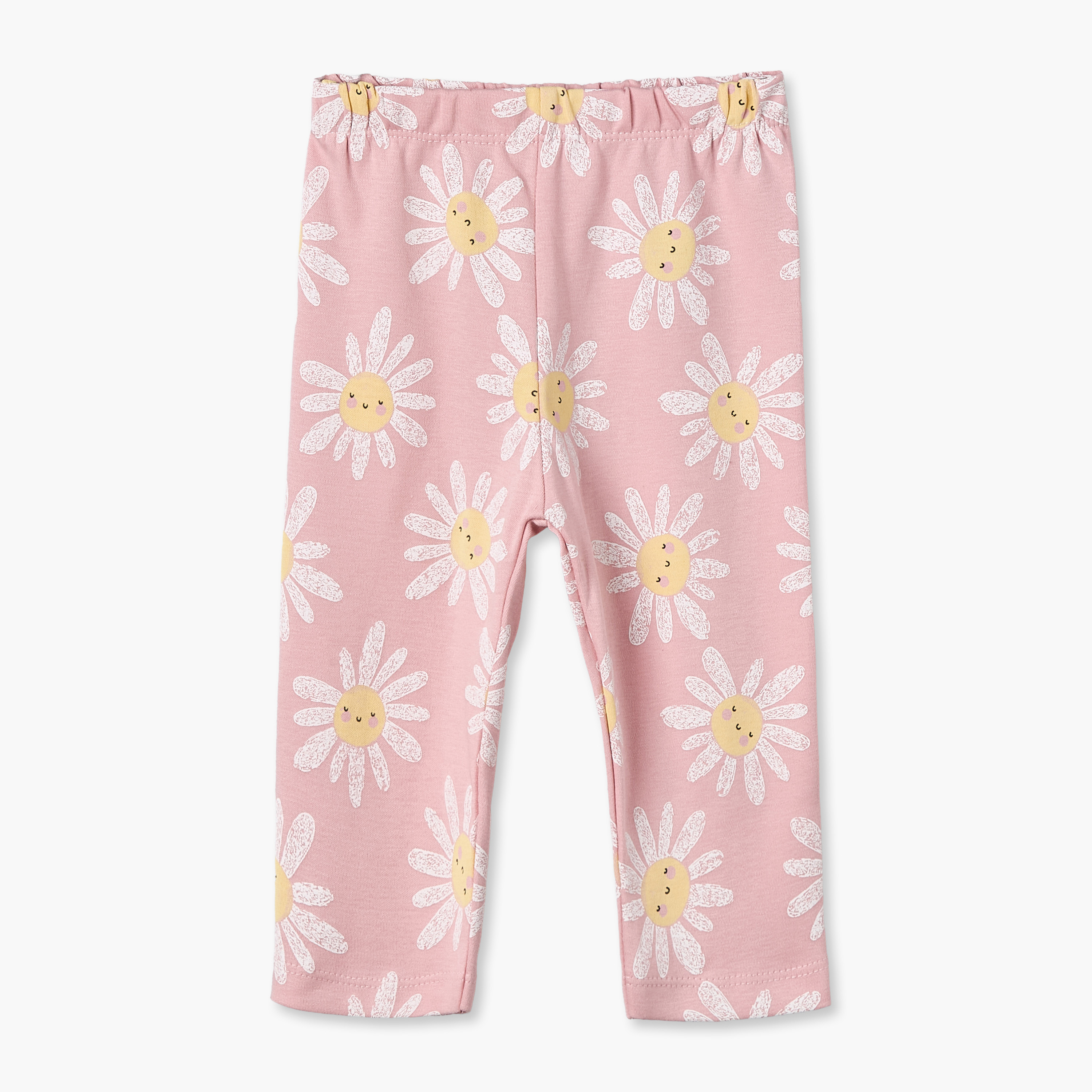 طقم بيجاما قطن بأكمام طويلة وياقة مستديرة بطبعات زهور من جونيورز-baby-girls-clothing-nightwear-pyjamasets-image-4