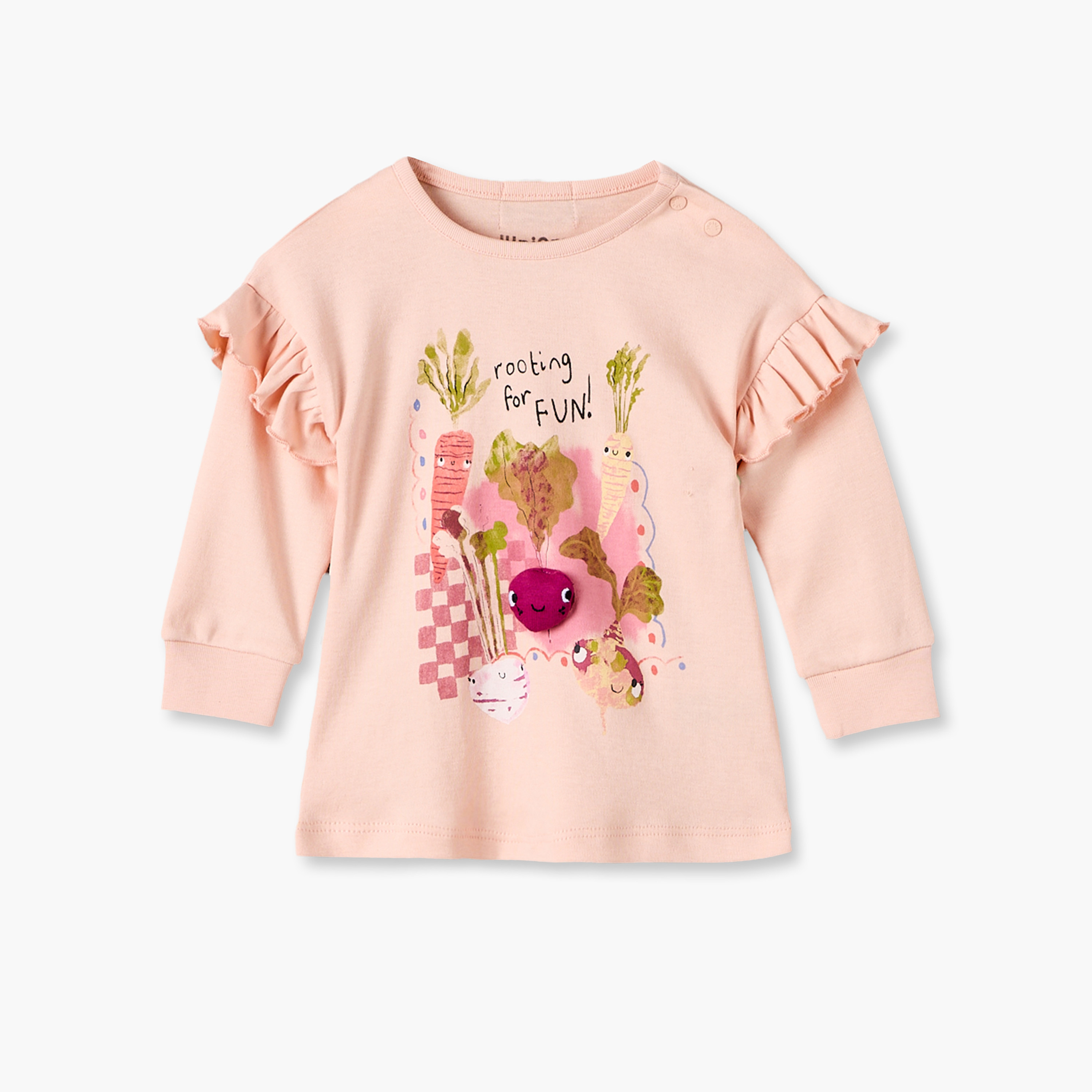 طقم بيجاما قطن بياقة ضيقة وأكمام طويلة وطبعات من جونيورز-baby-girls-clothing-nightwear-pyjamasets-image-3