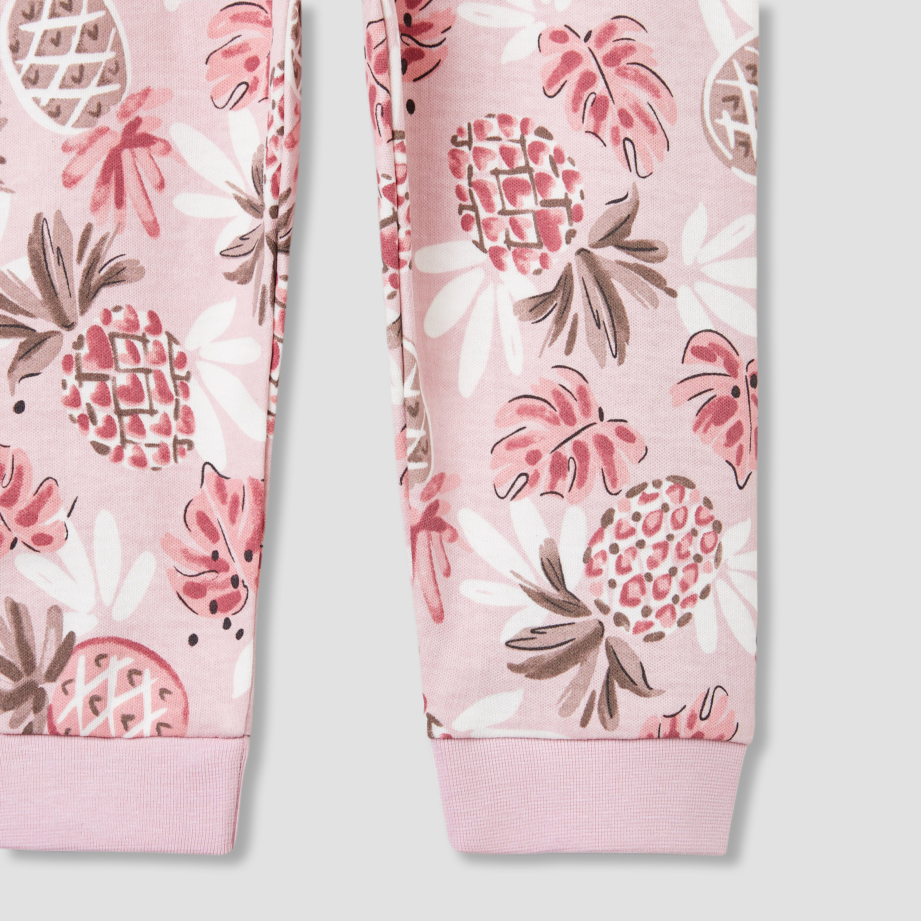 Juniors Pineapple Print T-shirt and Pyjama Set-baby-girls-clothing-nightwear-pyjamasets-image-7
