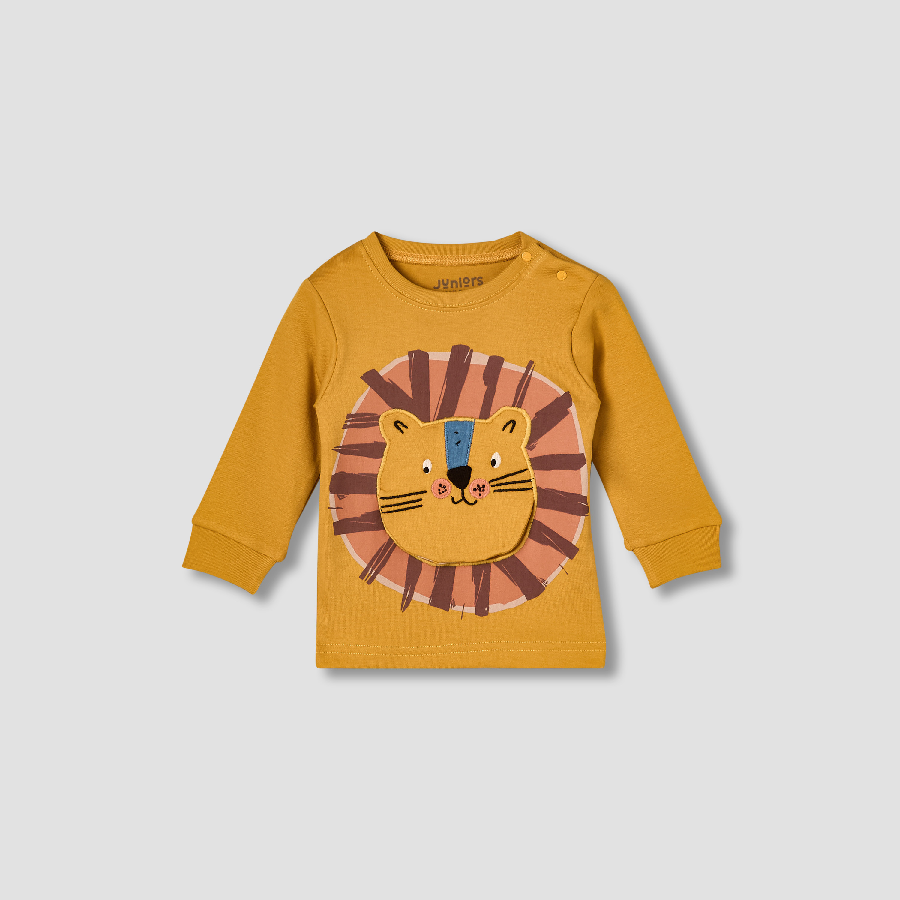 طقم بيجاما قطن بياقة مستديرة وأكمام طويلة وطبعات من جونيورز-baby-boys-clothing-nightwear-pyjamasets-image-3